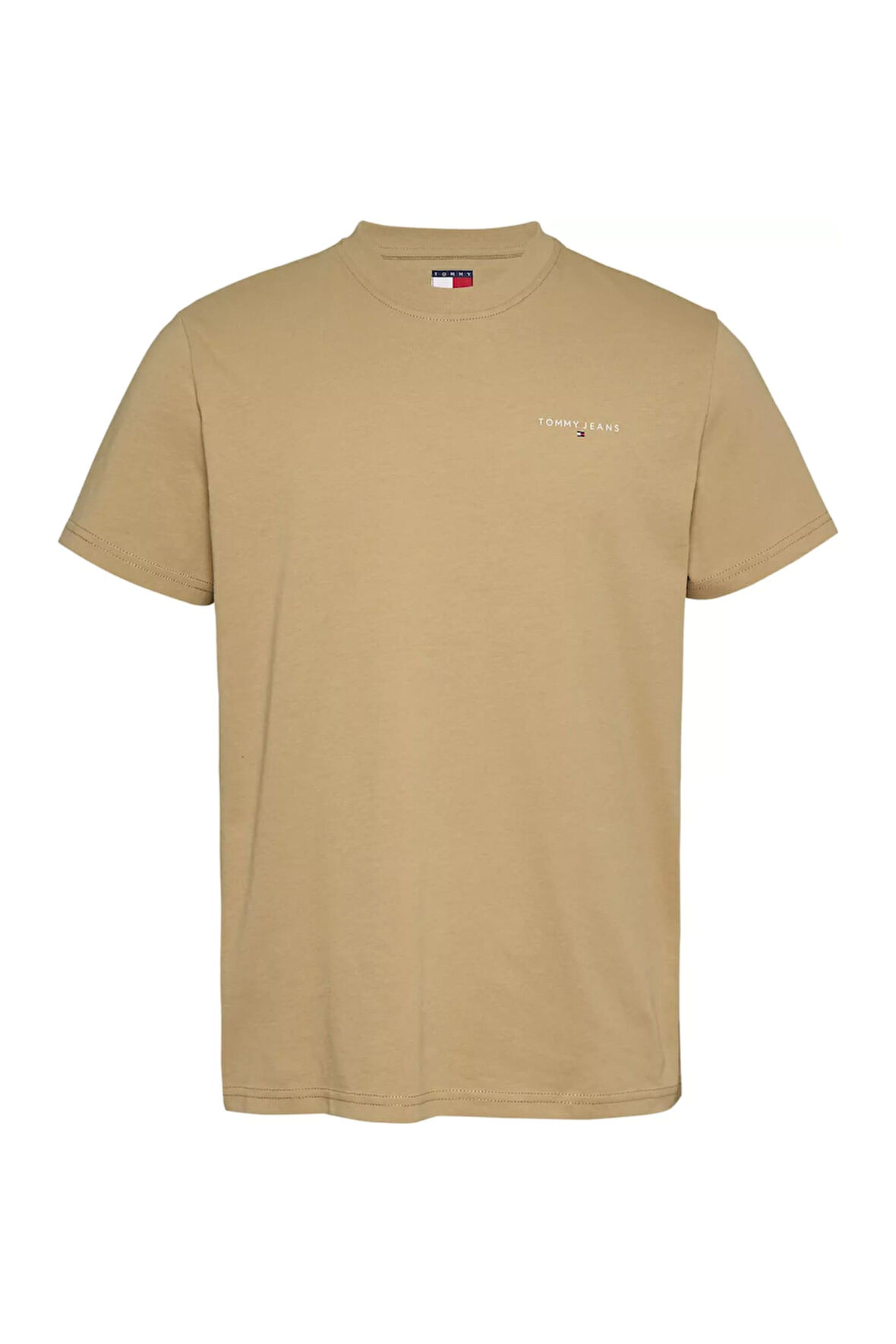 Erkek Tjm Slim Linear Chest T-Shirt - Bej | S
