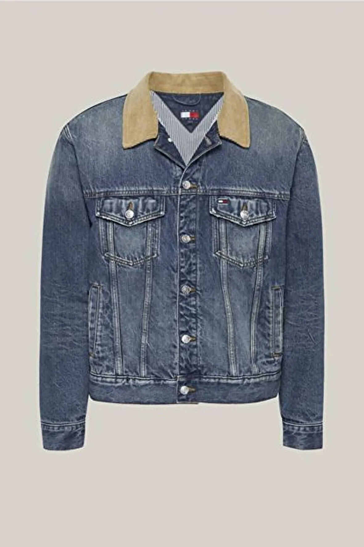 Tommy Jeans Erkek Mont-DM0DM20632DENIM
