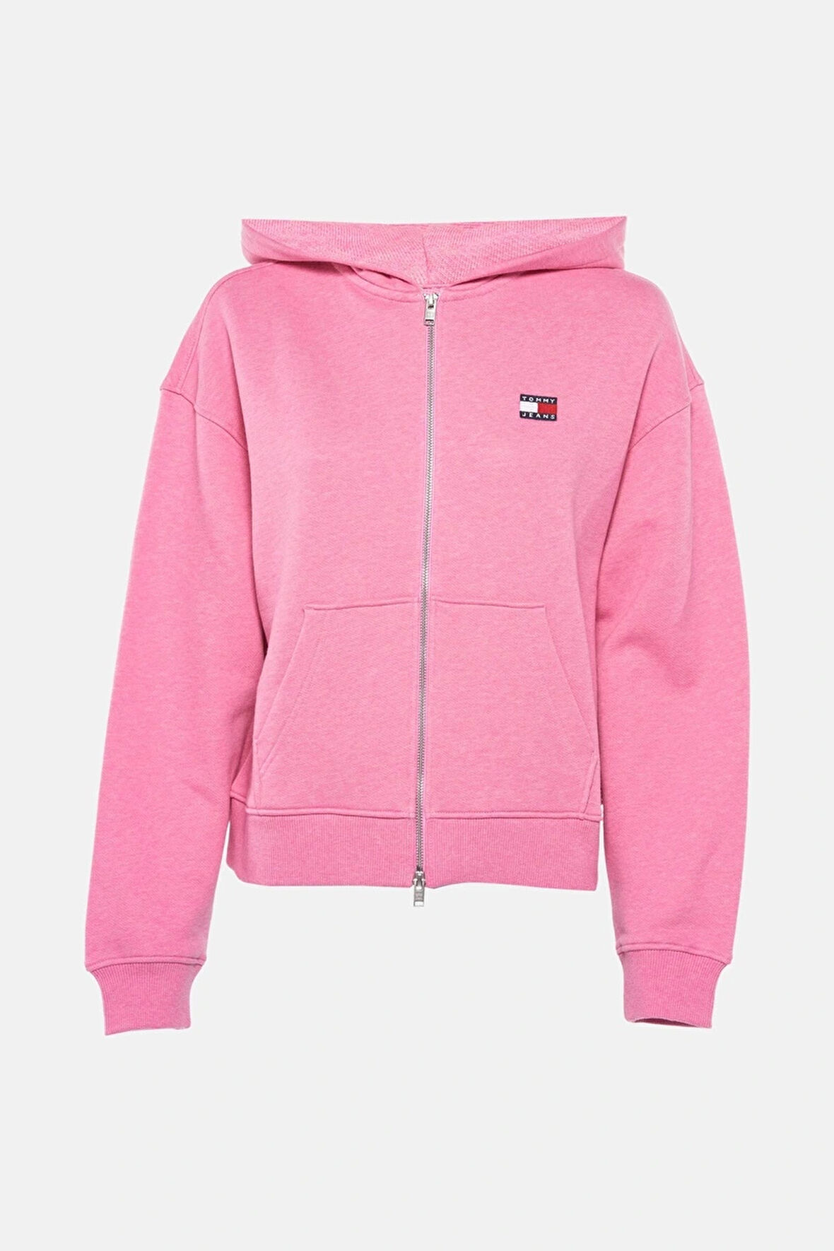 Tommy Jeans TJW BOXY BADGE ZIP EXT Kadın pembe Ceket DW0DW19412TVW
