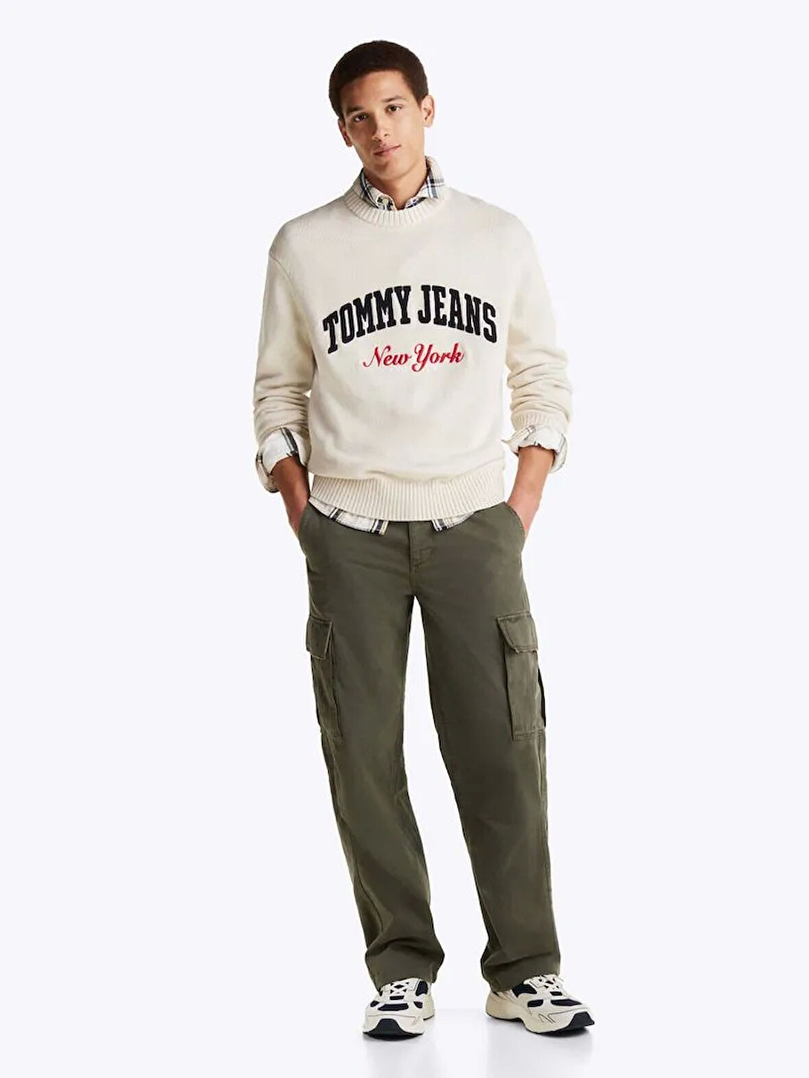 Tommy Hilfiger Bisiklet Yaka Triko Kazak