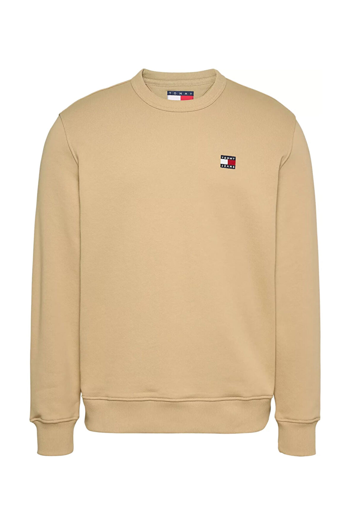 Erkek Tjw Reg Badge Crew Sweatshirt - Bej | S