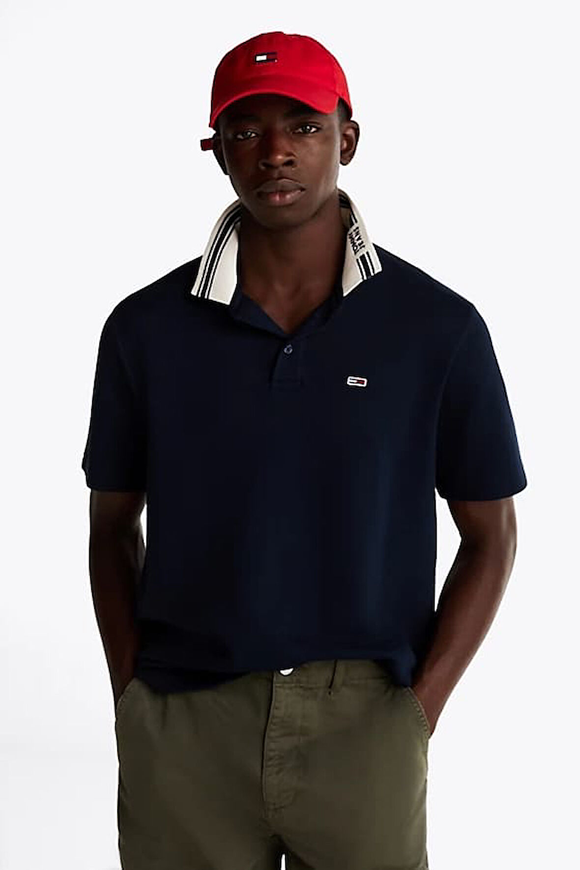 Erkek Regular Fit Polo T-Shirt - Lacivert | 2XL