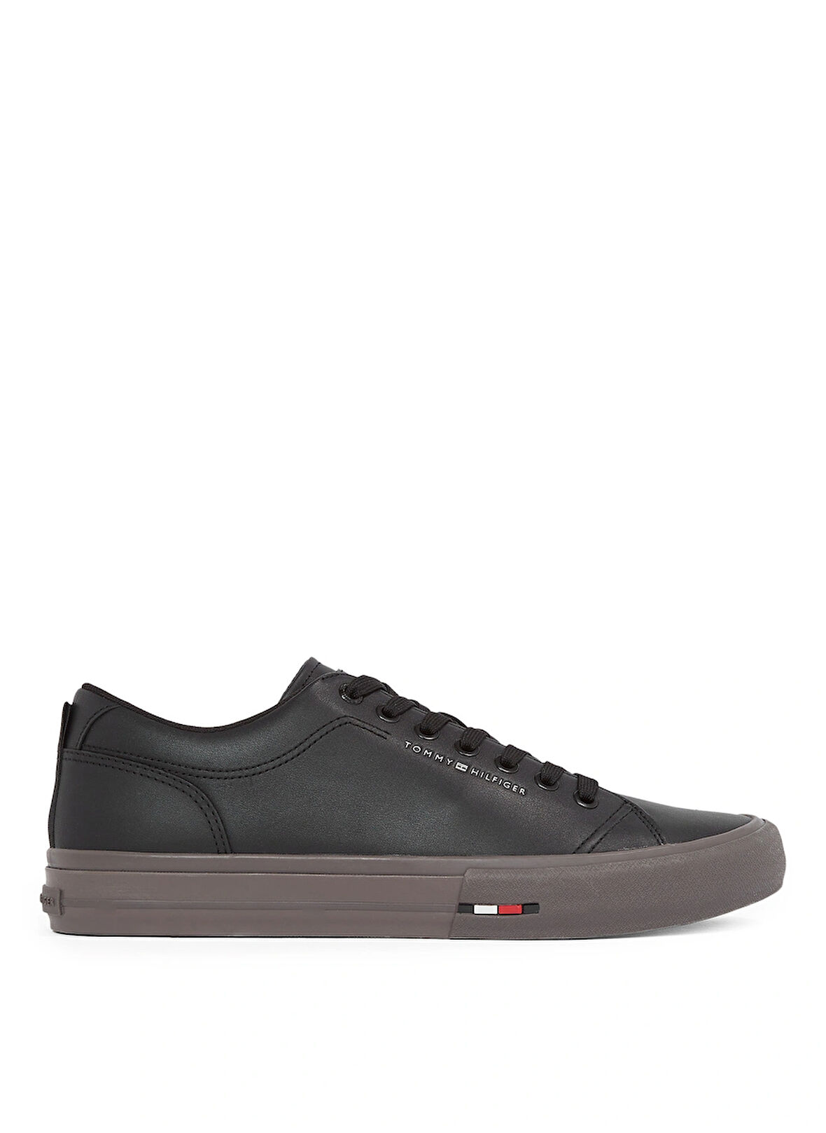 Tommy Hilfiger Siyah Erkek Sneaker TH HI VULC STREET LOW RWB LTH