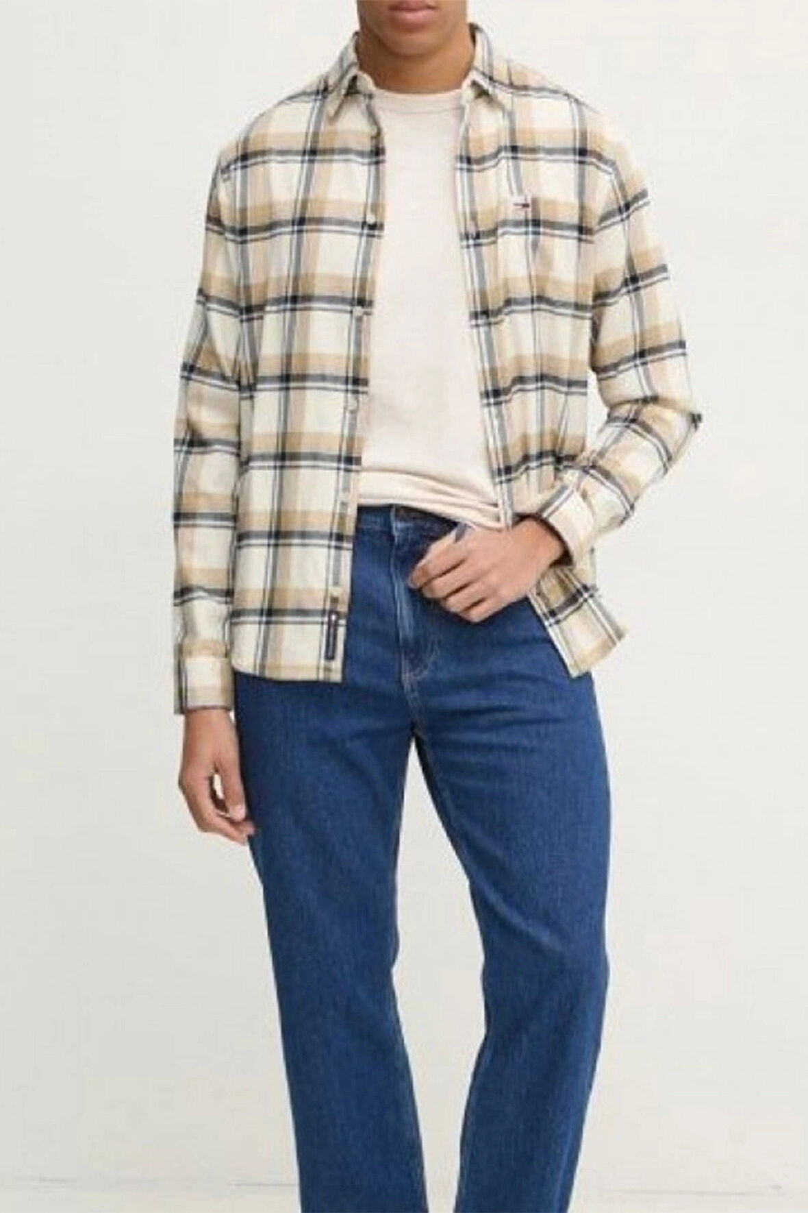 Tommy Hilfiger Erkek Lacivert Oxford Gömlek