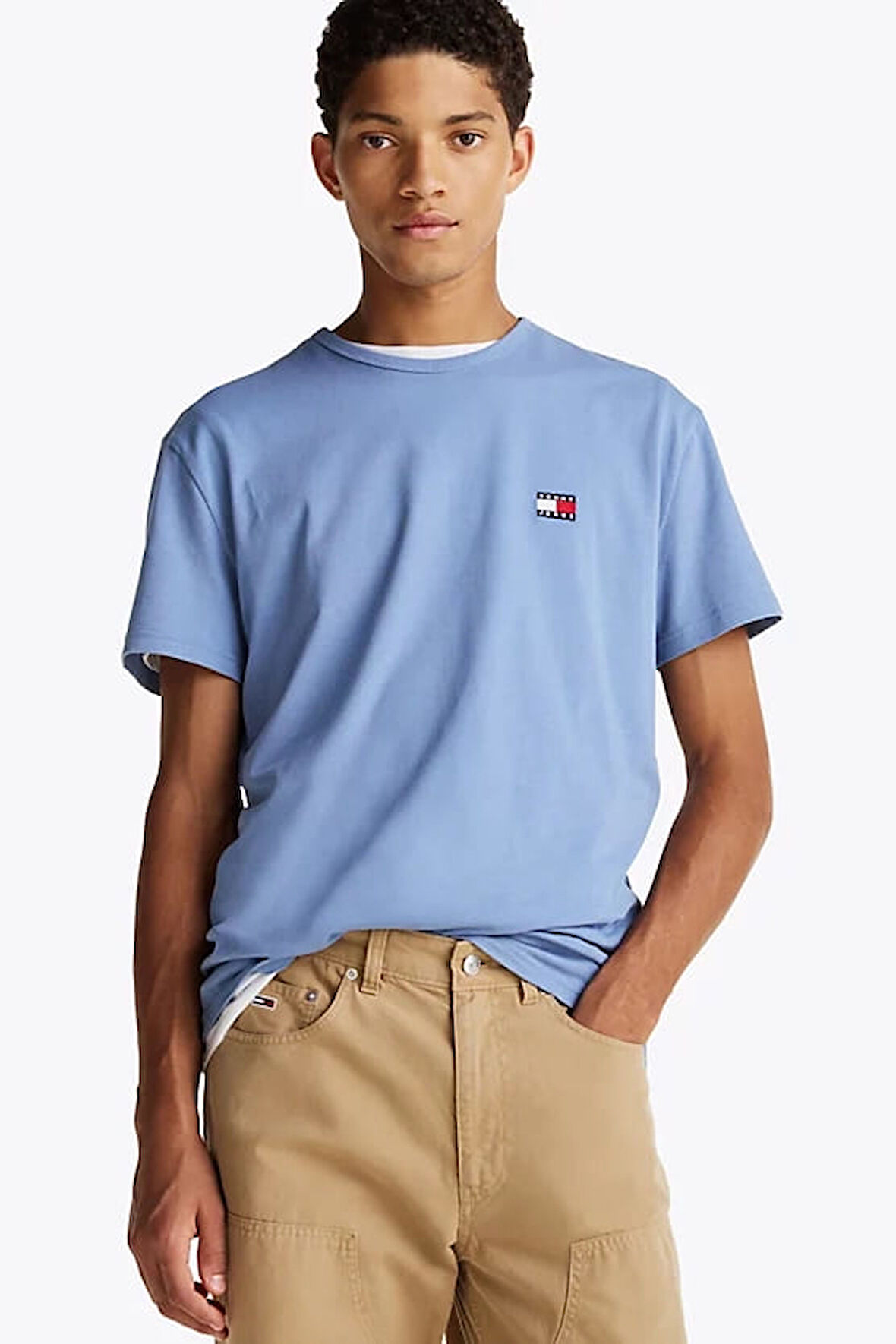 Erkek T-Shirt - Mavi | XS