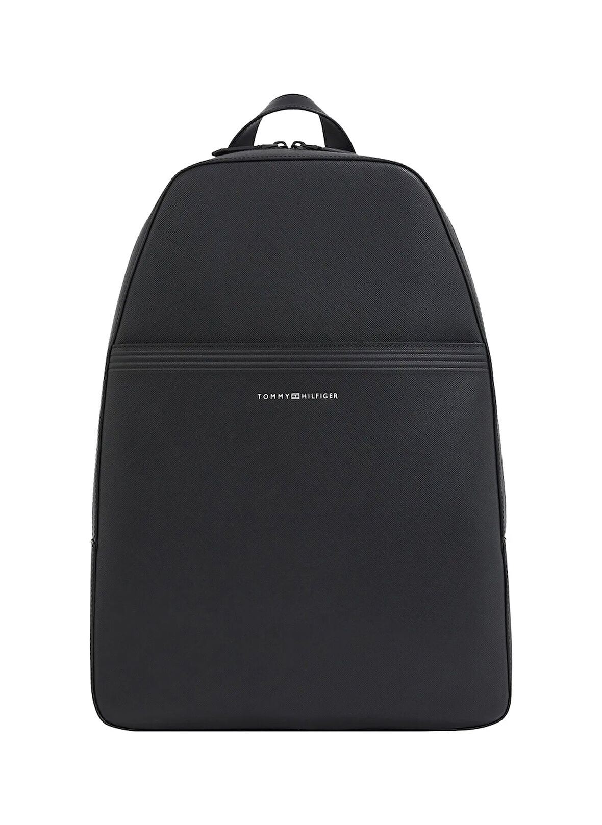 Tommy Hilfiger Deri Siyah Erkek Sırt Çantası TH BUSINESS LEATHER BACKPACK
