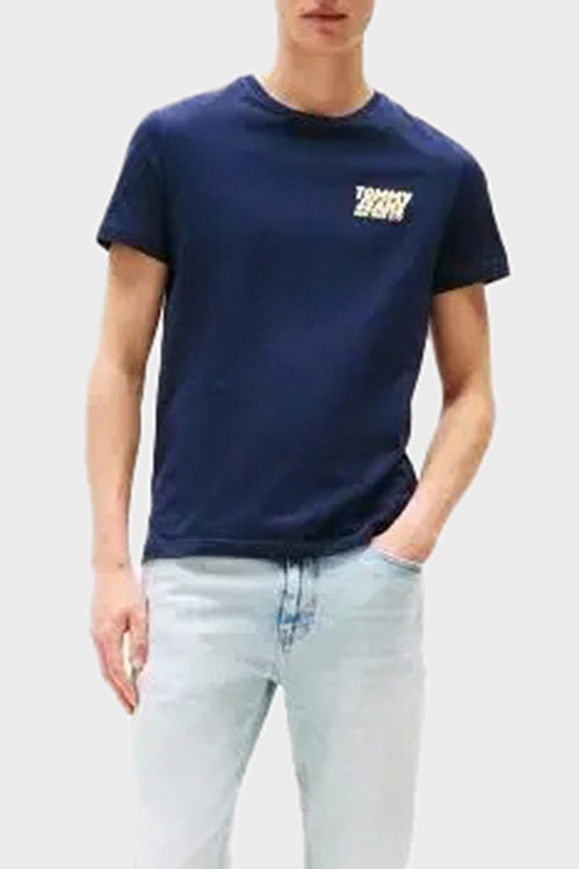Tommy Jeans Erkek T Shirt DM0DM21863 C1G