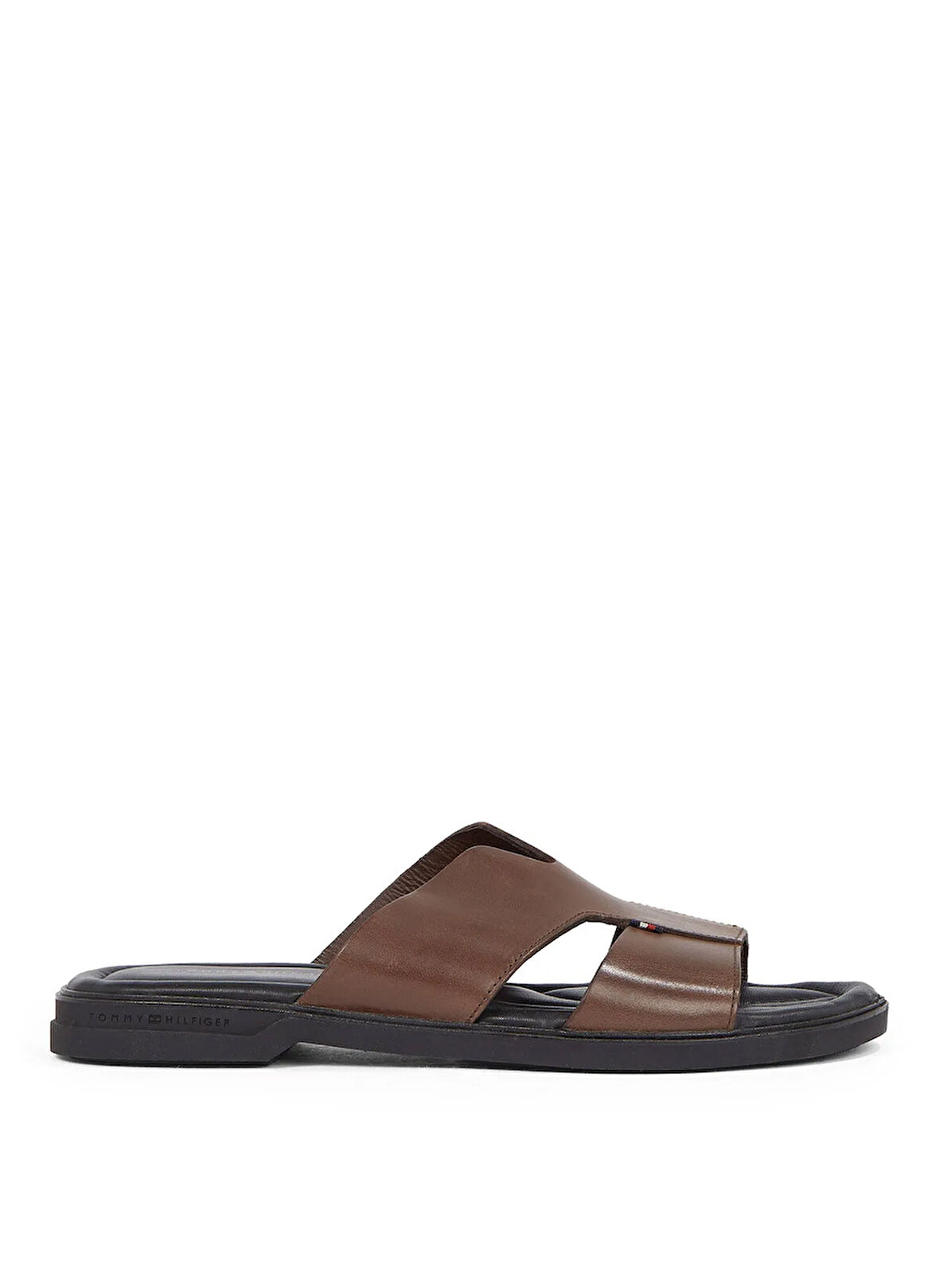Kahve Erkek Deri Terlik PREMIUM HILFIGER SLIPON LH SAND