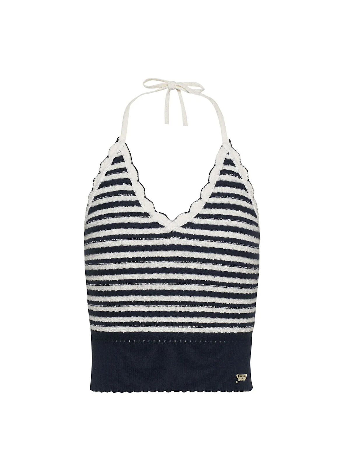 Tommy Jeans Yuvarlak Yaka Mavi Kadın Bluz DW0DW204320A6
