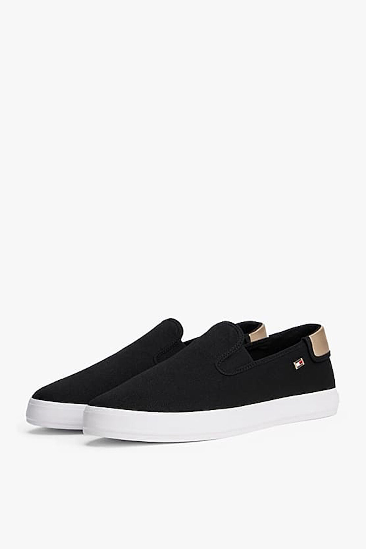 Kadın Th Canvas Slip-On Sneakers - Siyah | 38