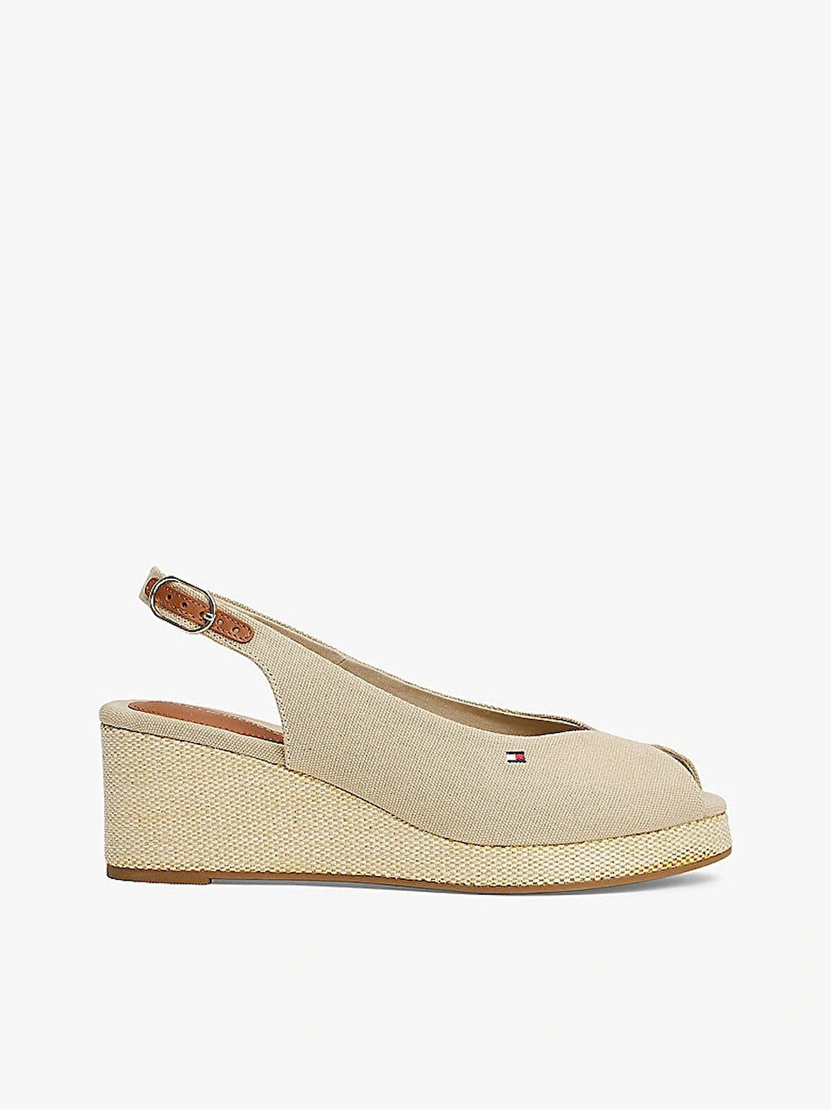 Tommy Hilfiger Kadın Canvas Slingback  Espadril Sandalet