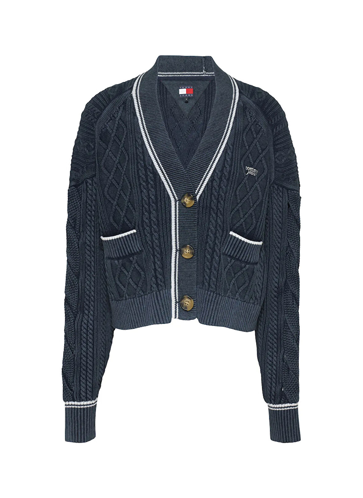 Tommy Jeans Mavi Kadın Hırka DW0DW20430C1G