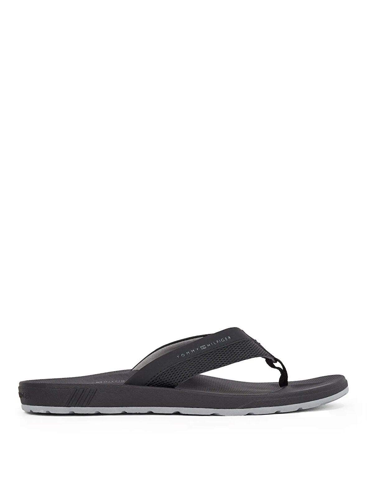 Tommy Hilfiger Siyah Erkek Plaj Terliği MOLDED HILFIGER BEACH SANDAL