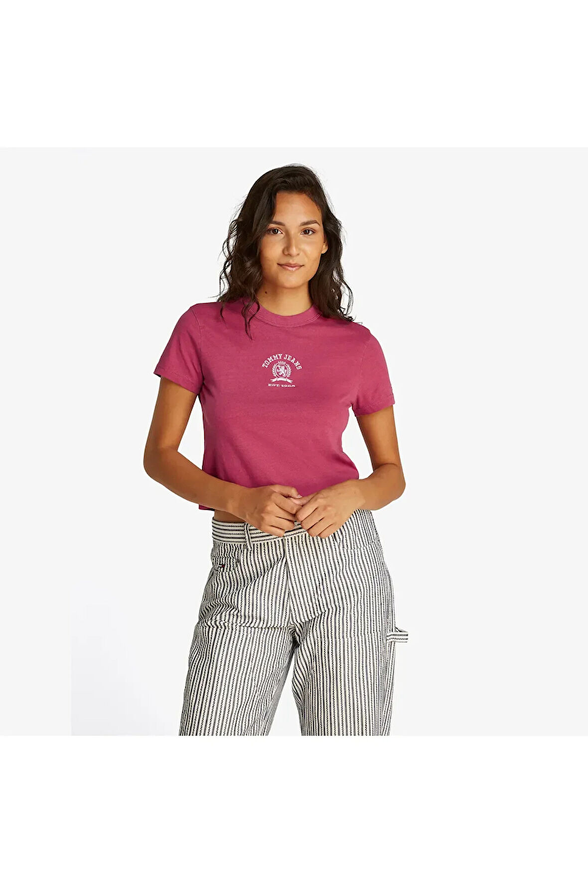 Tommy Jeans Kadın Tişört-DW0DW20317