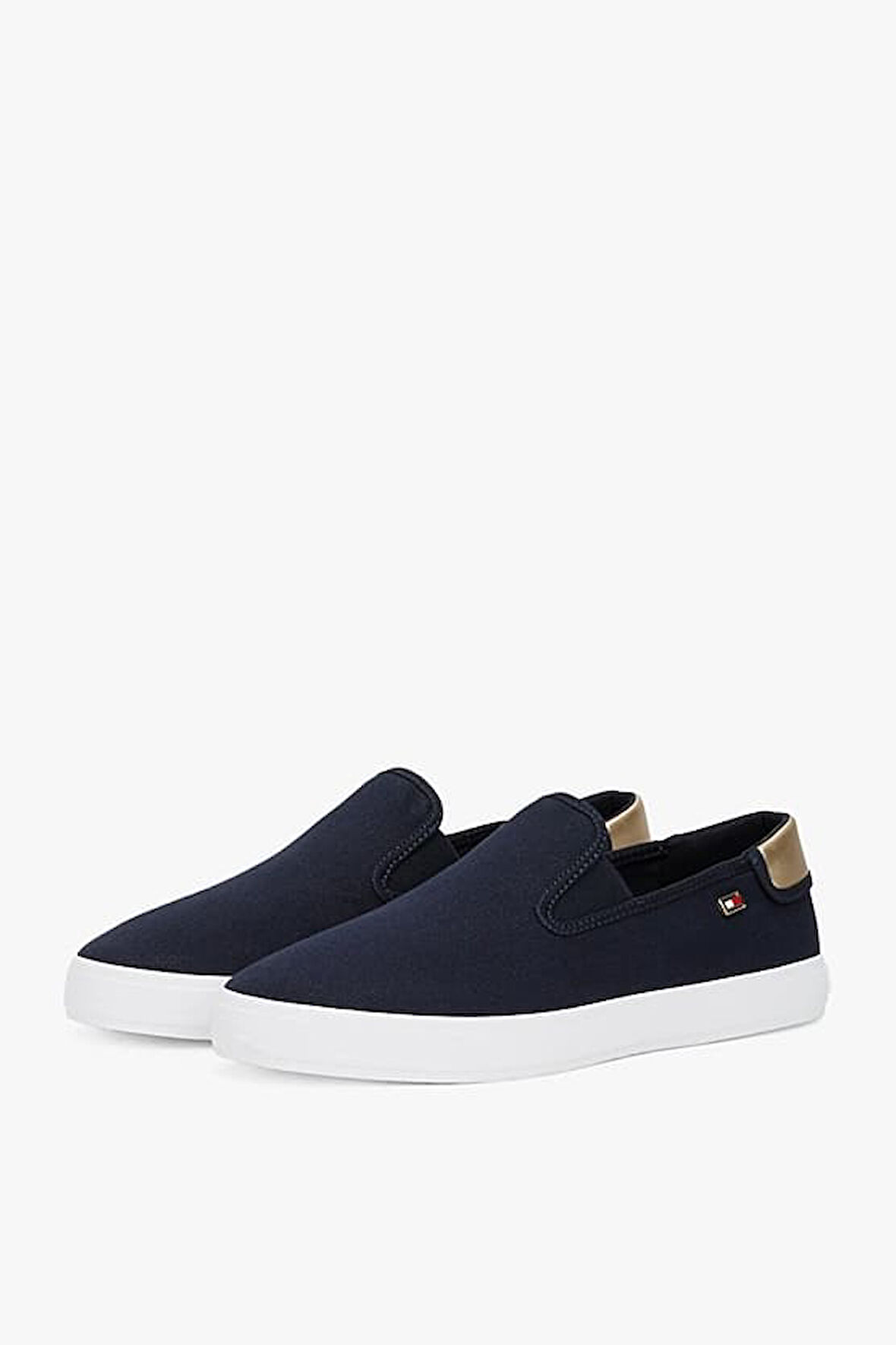 Kadın Th Canvas Slip-On Sneakers - Lacivert | 37