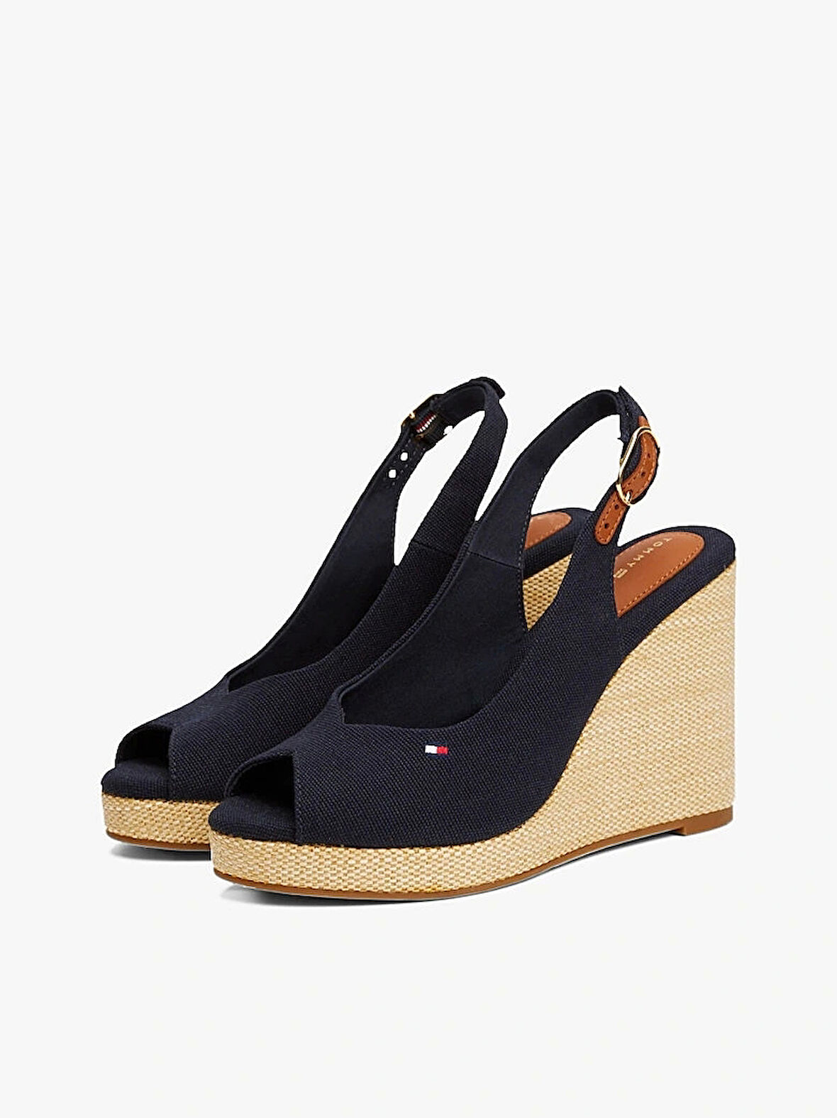 FLAG HIGH WEDGE ESPAD SLINGBACK