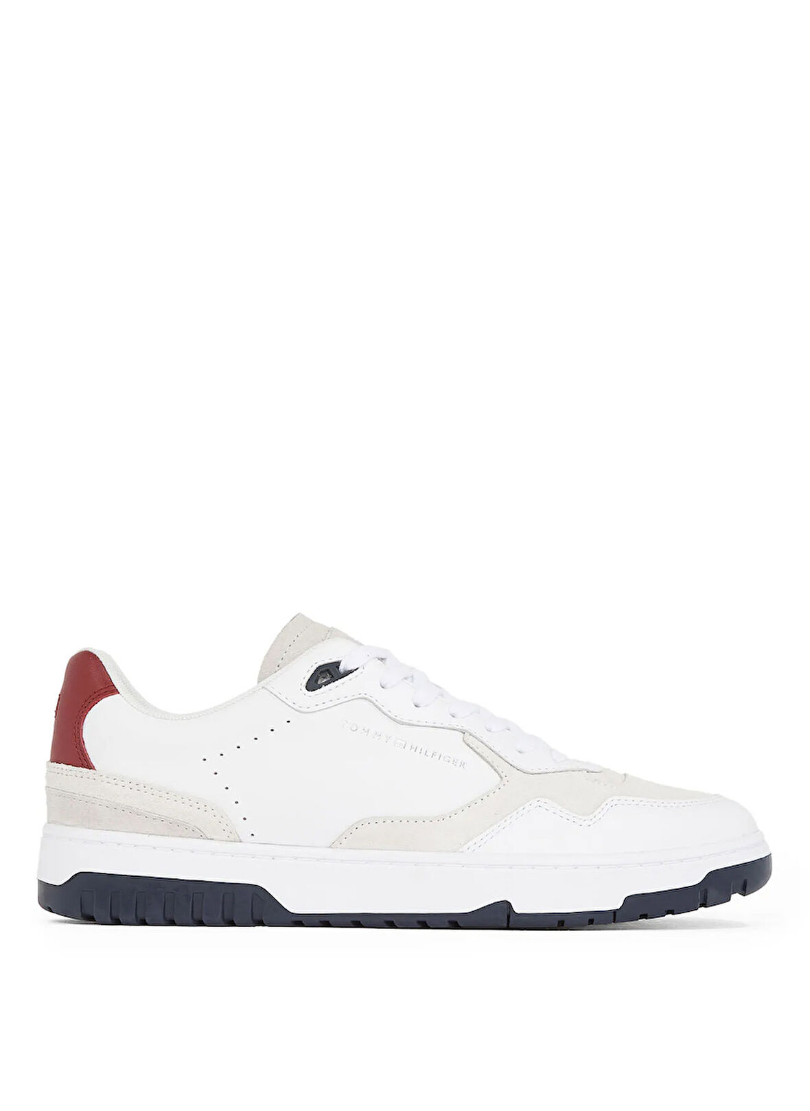 Tommy Hilfiger Beyaz Erkek Sneaker TH BASKET BETTER RWB LTH