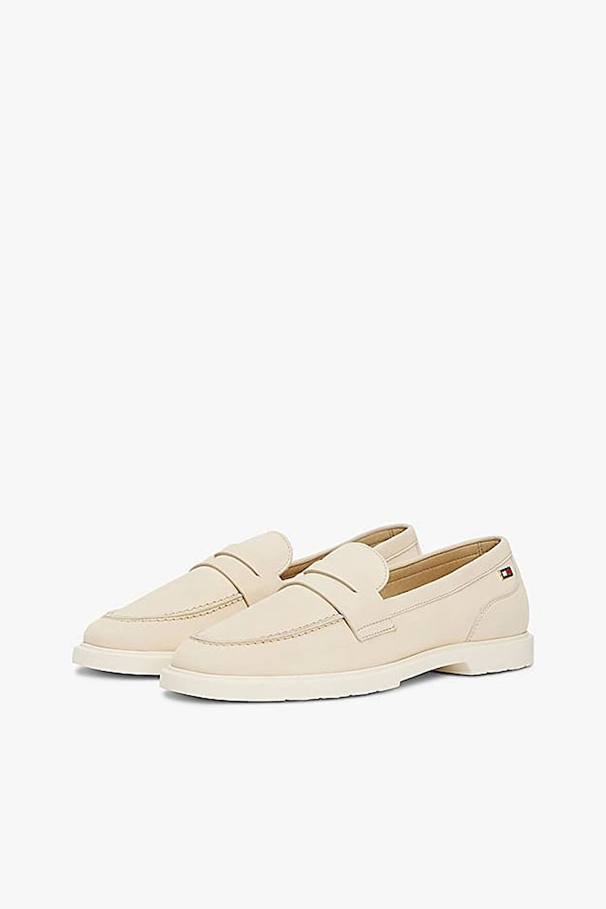 Kadın Th Soft Nubuck Loafer Ayakkabı - Krem | 40