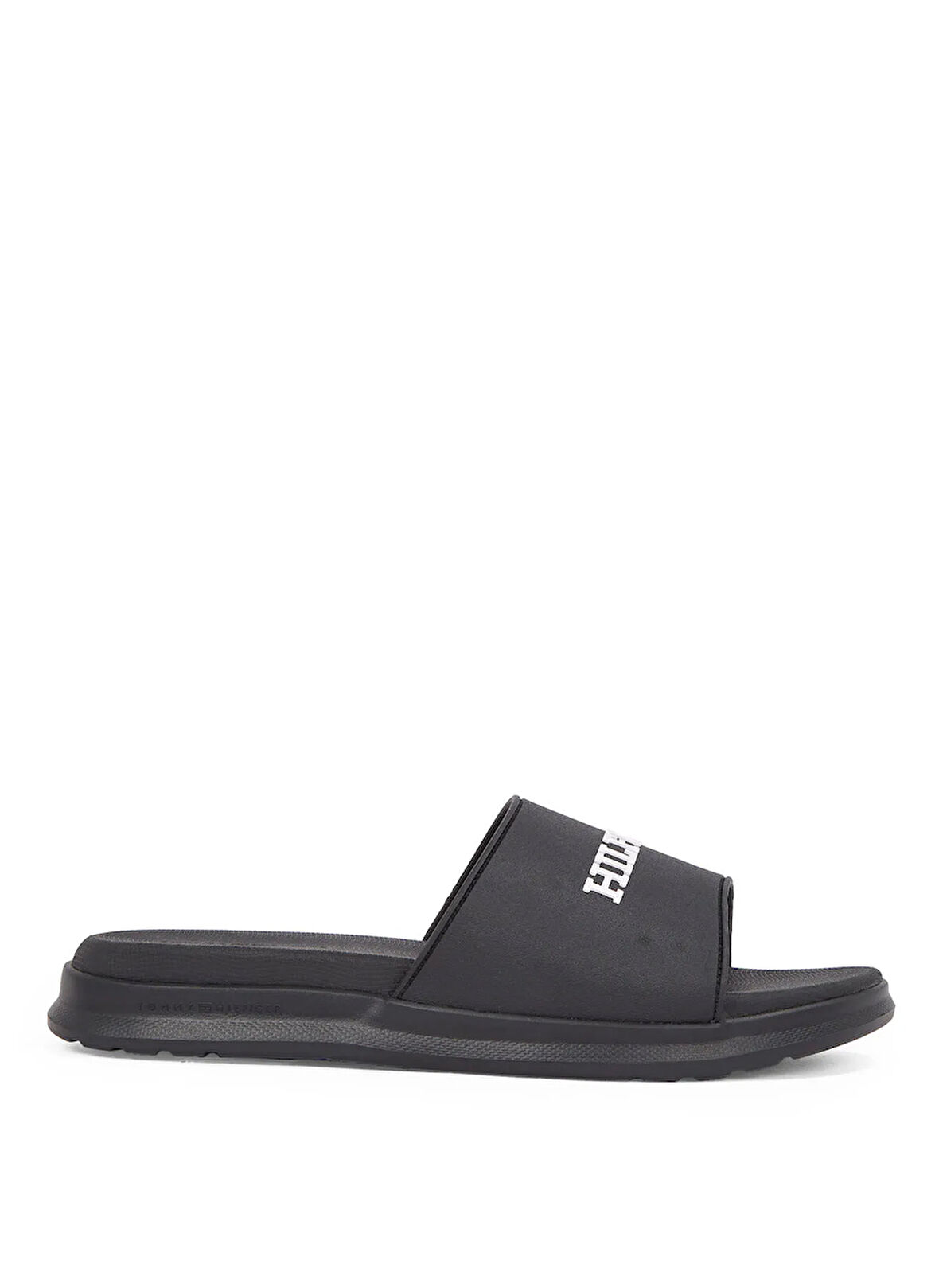 Tommy Hilfiger Siyah Erkek Plaj Terliği DUAL DENSITY HILFIGER POOL SLIDE
