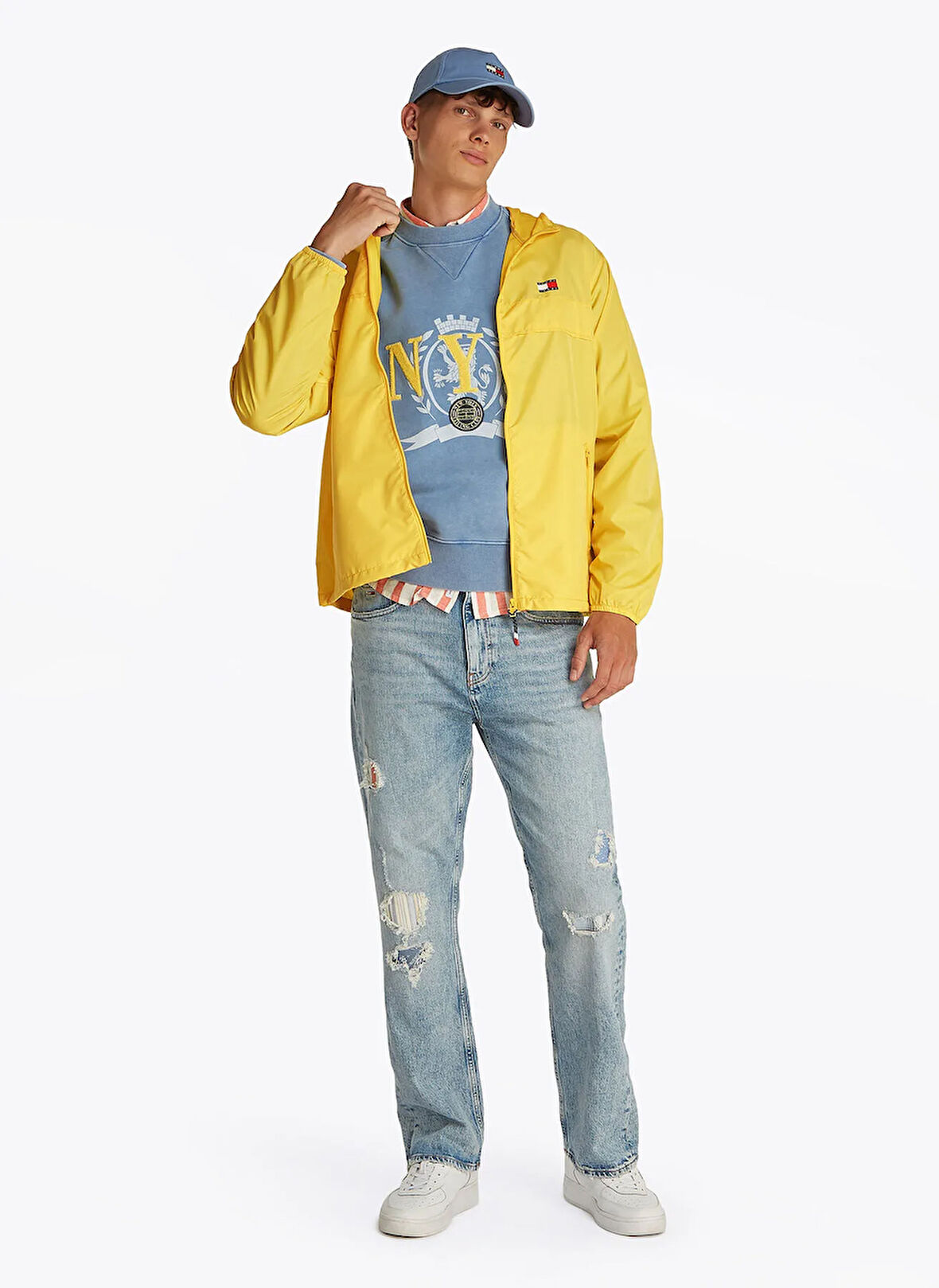 Tommy Jeans Regular Fit Sarı Erkek Ceket DM0DM20204ZGP TJM LW CHICAGO JACKET