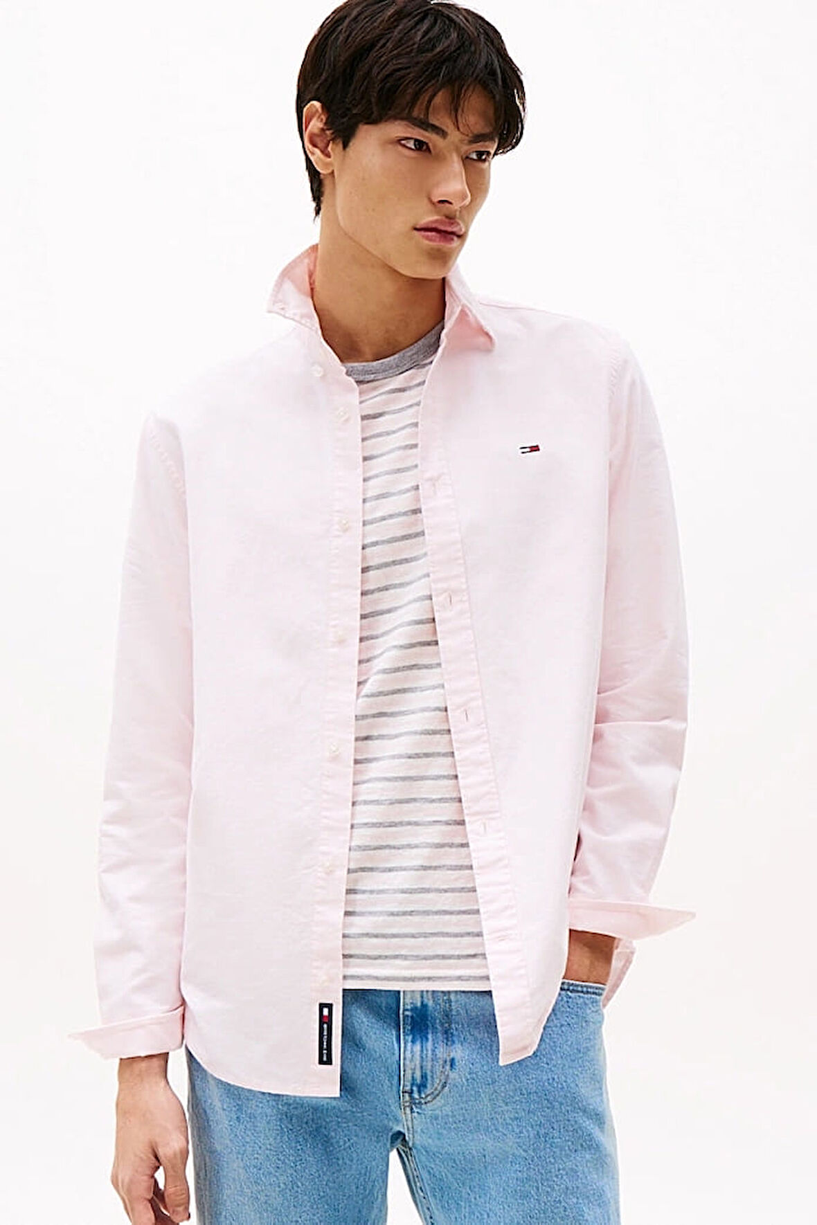 Erkek Tjm Regular Fit Oxford Gömlek - Pembe | L