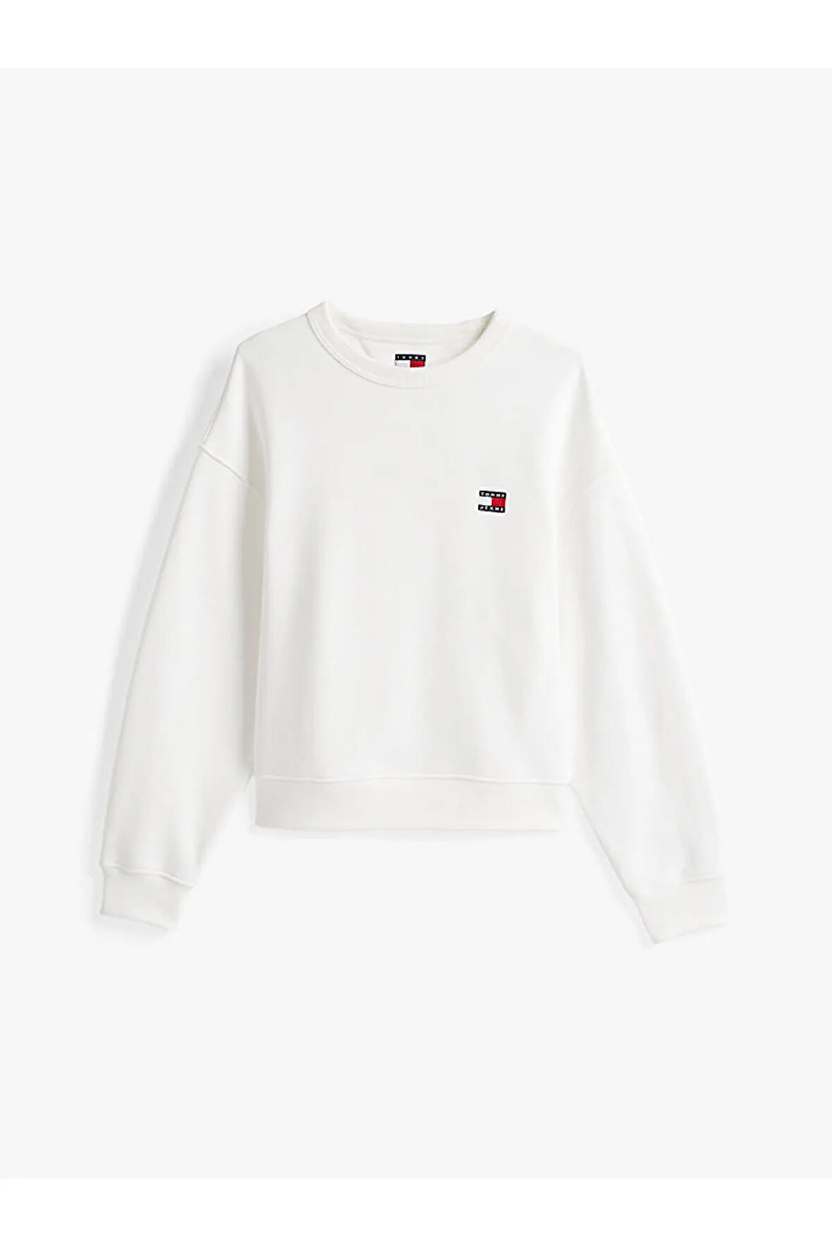 Tommy Jeans Kadın Sweatshirt-DW0DW19408White