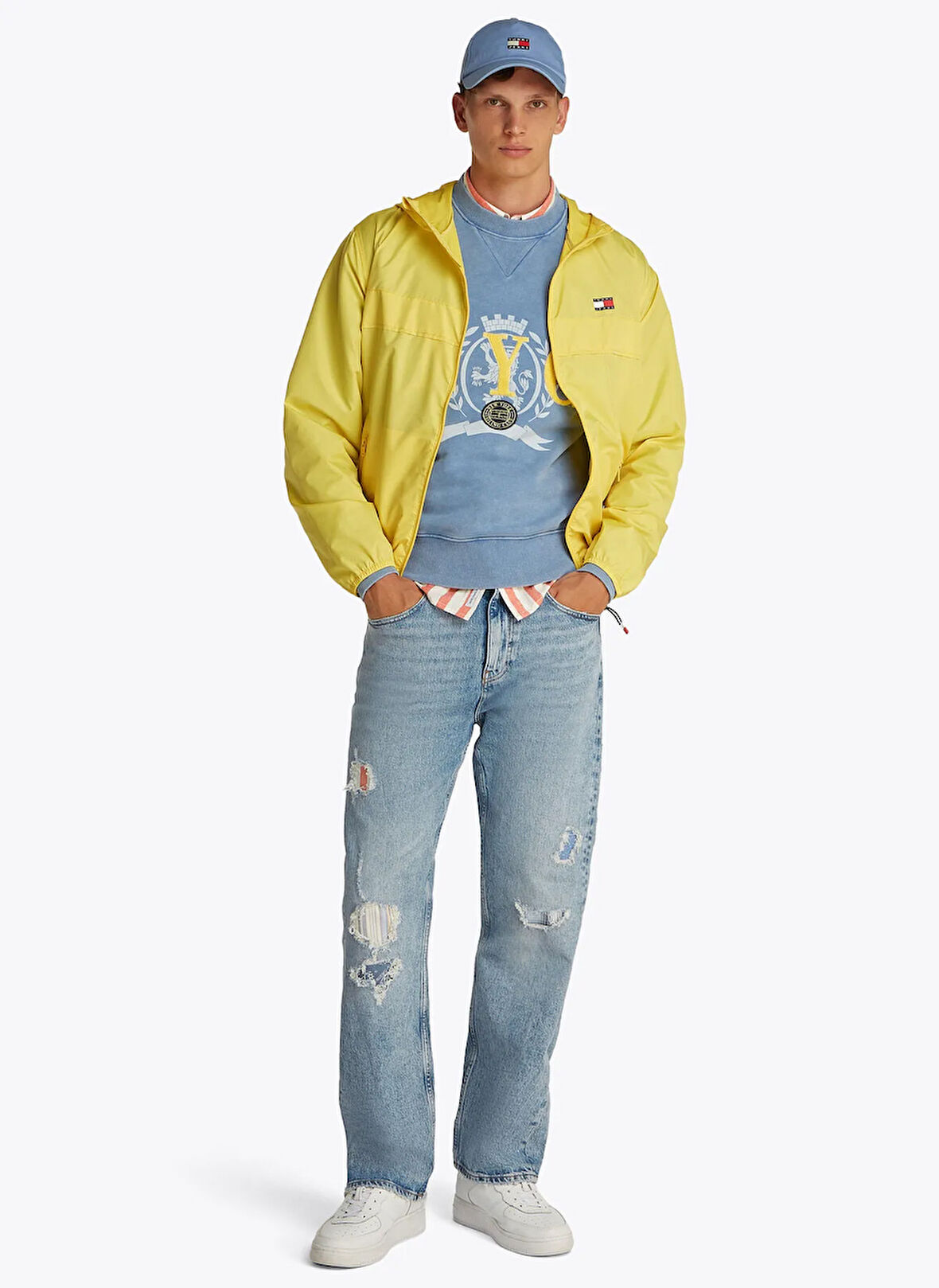 Tommy Jeans Normal Bel Regular Straight Erkek Denim Pantolon DM0DM210261AB OTIS REGULAR STR