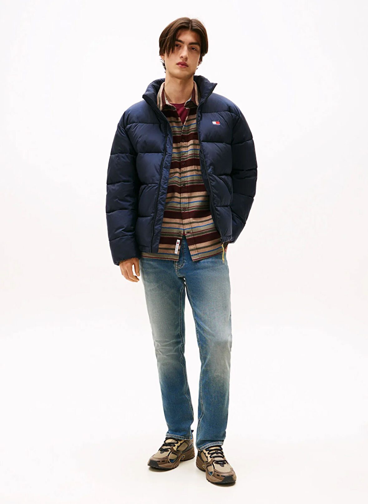 Tommy Jeans Normal Bel Koyu Lacivert Erkek Denim Pantolon DM0DM210051BK SCANTON SLIM BI5154 C