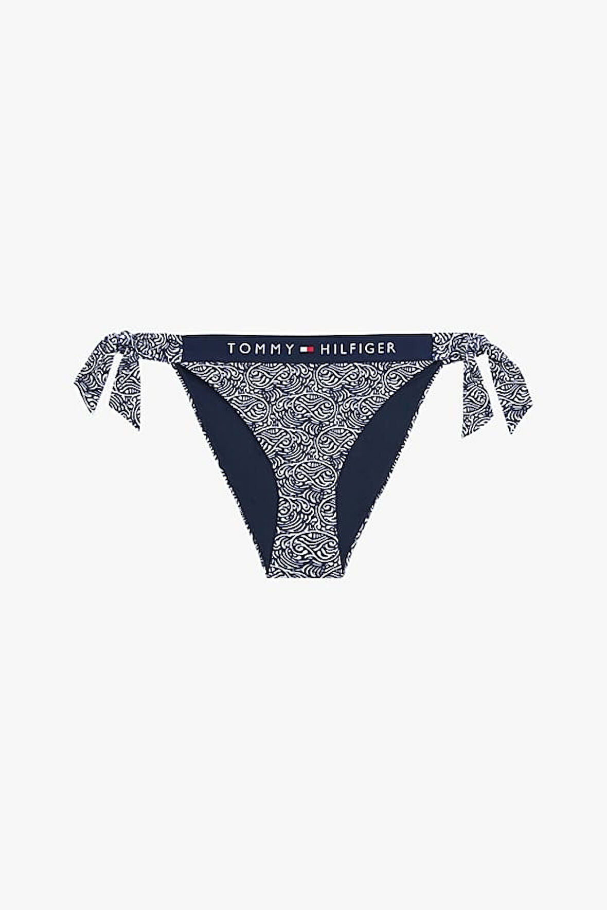 Kadın Th Cheeky Yan Bağlamalı Bikini Alt - Lacivert | XS