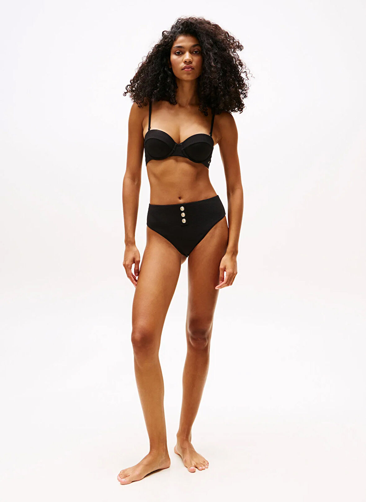 Tommy Hilfiger Siyah Kadın Bikini Üst UW0UW05814BDS