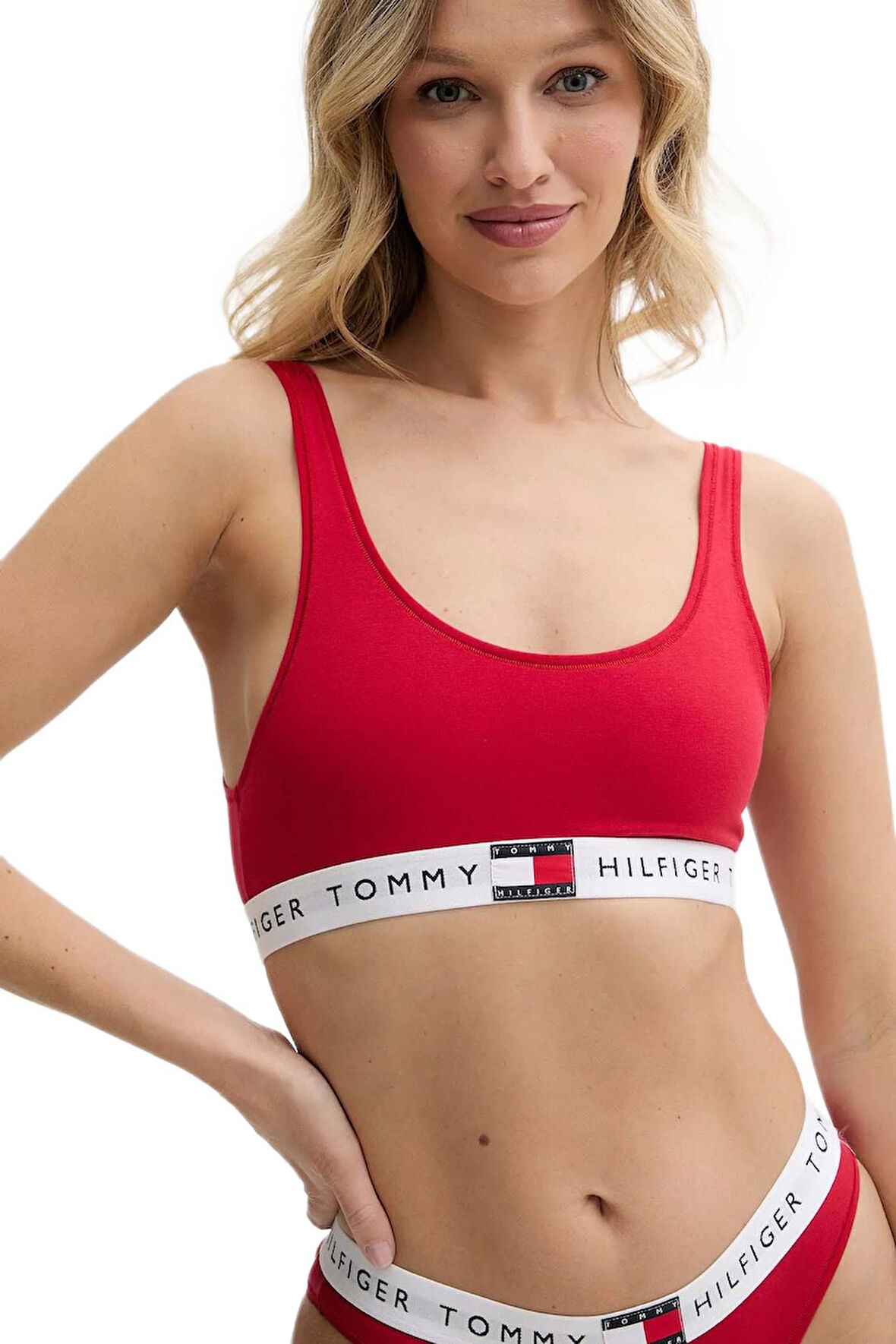 Tommy Hilfiger Kadın Kırmızı Bralet UW0UW05713 