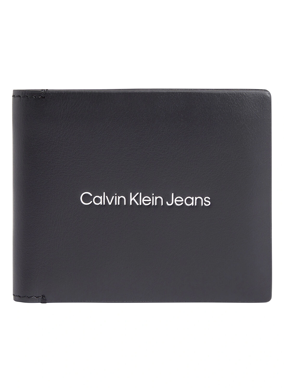 Calvin Klein Siyah Erkek Cüzdan LOGO PRINT BIFOLD W/COIN