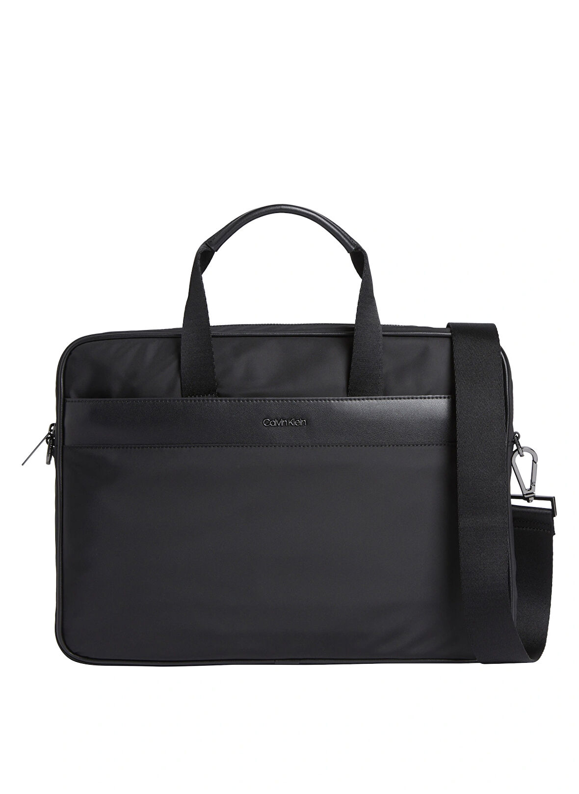 Calvin Klein Siyah Erkek Laptop Çantası CK EST. NYLON LAPTOP BAG W/CASE