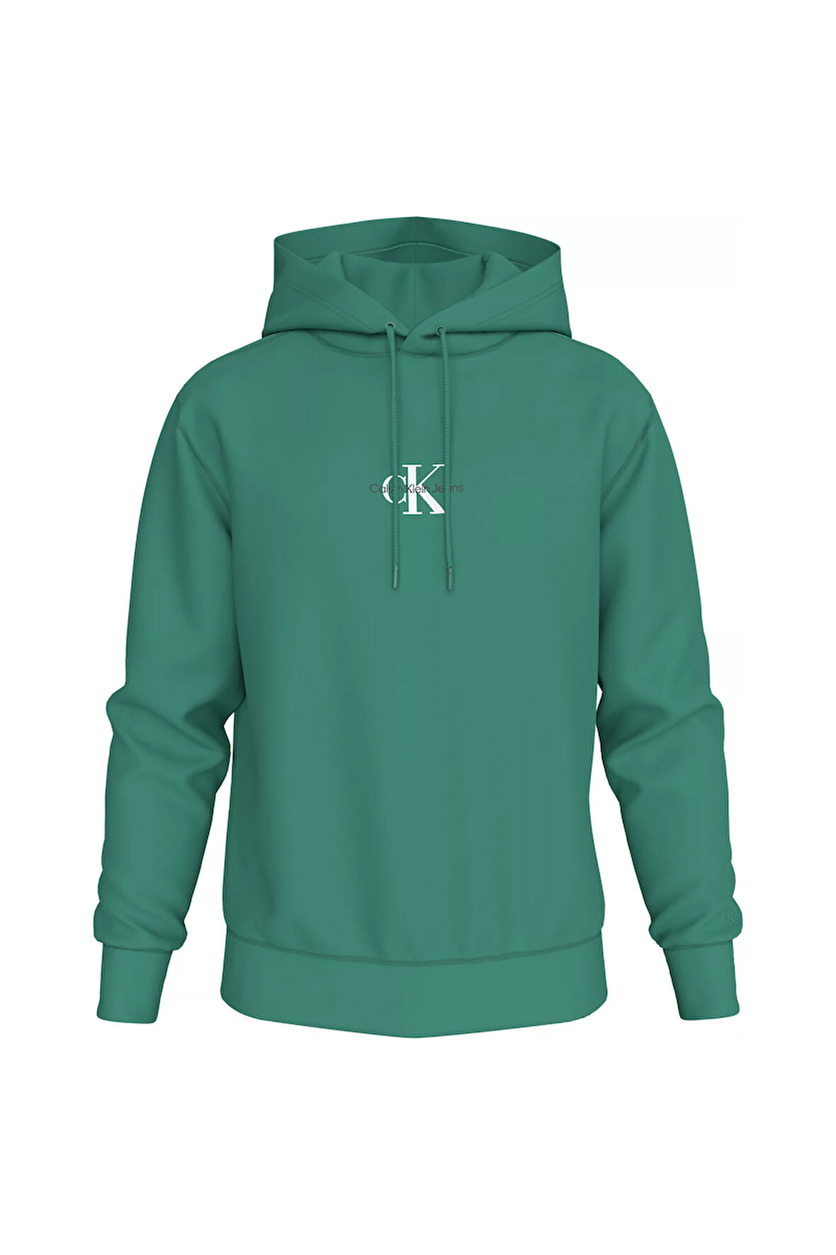 Erkek Kapüşonlu Sweatshirt - Yeşil | M