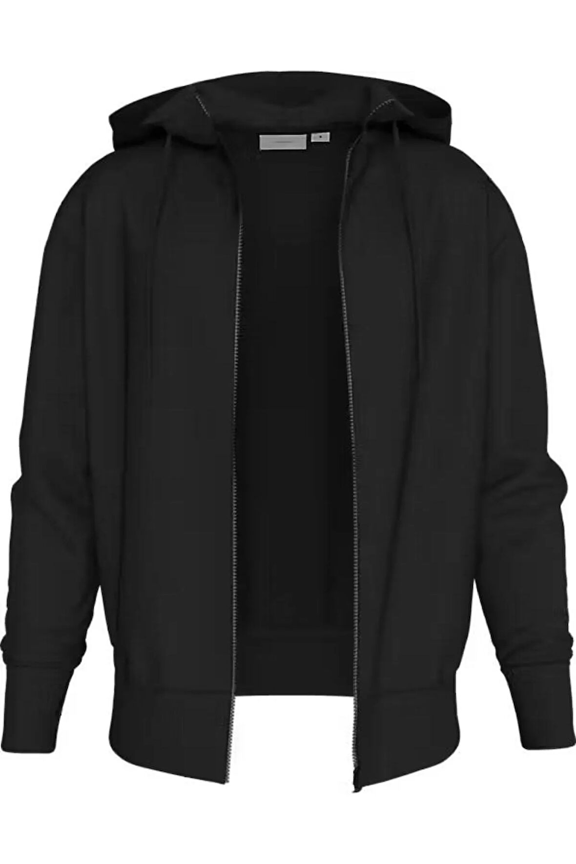 LOGO TAPE ZIP THROUGH HOODIE