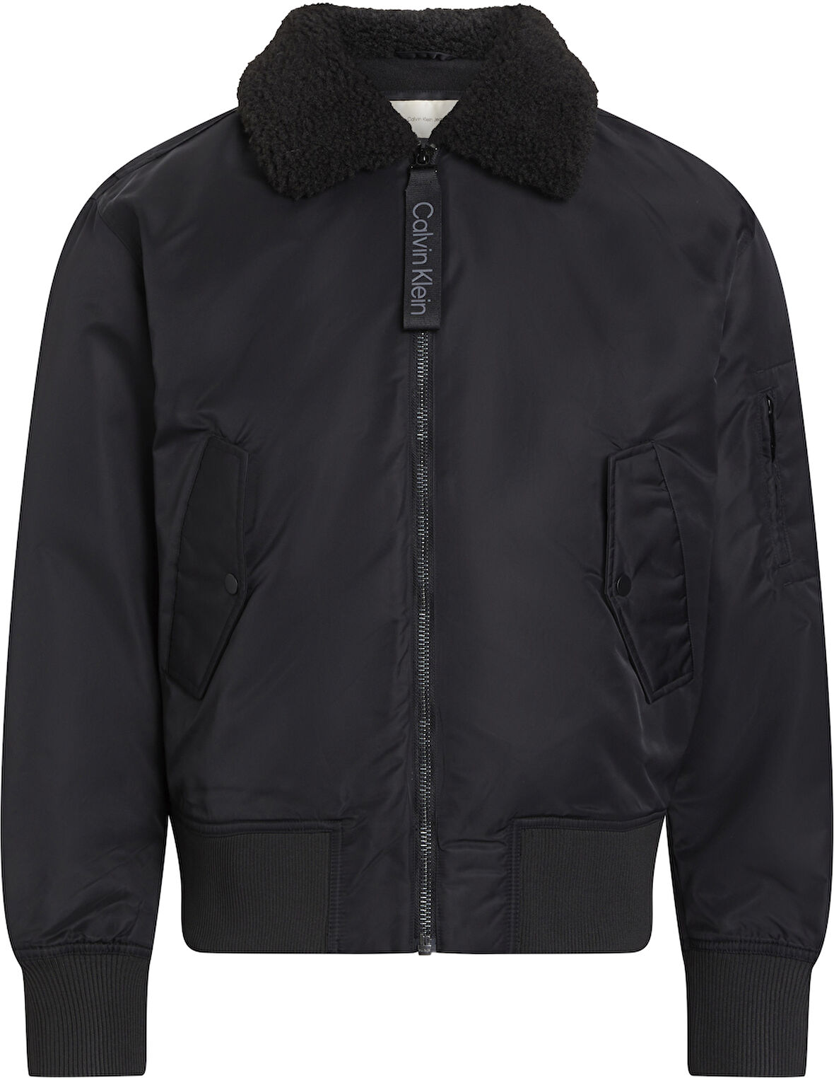 CALVIN KLEIN AVIATOR SHERPA JACKET Mont