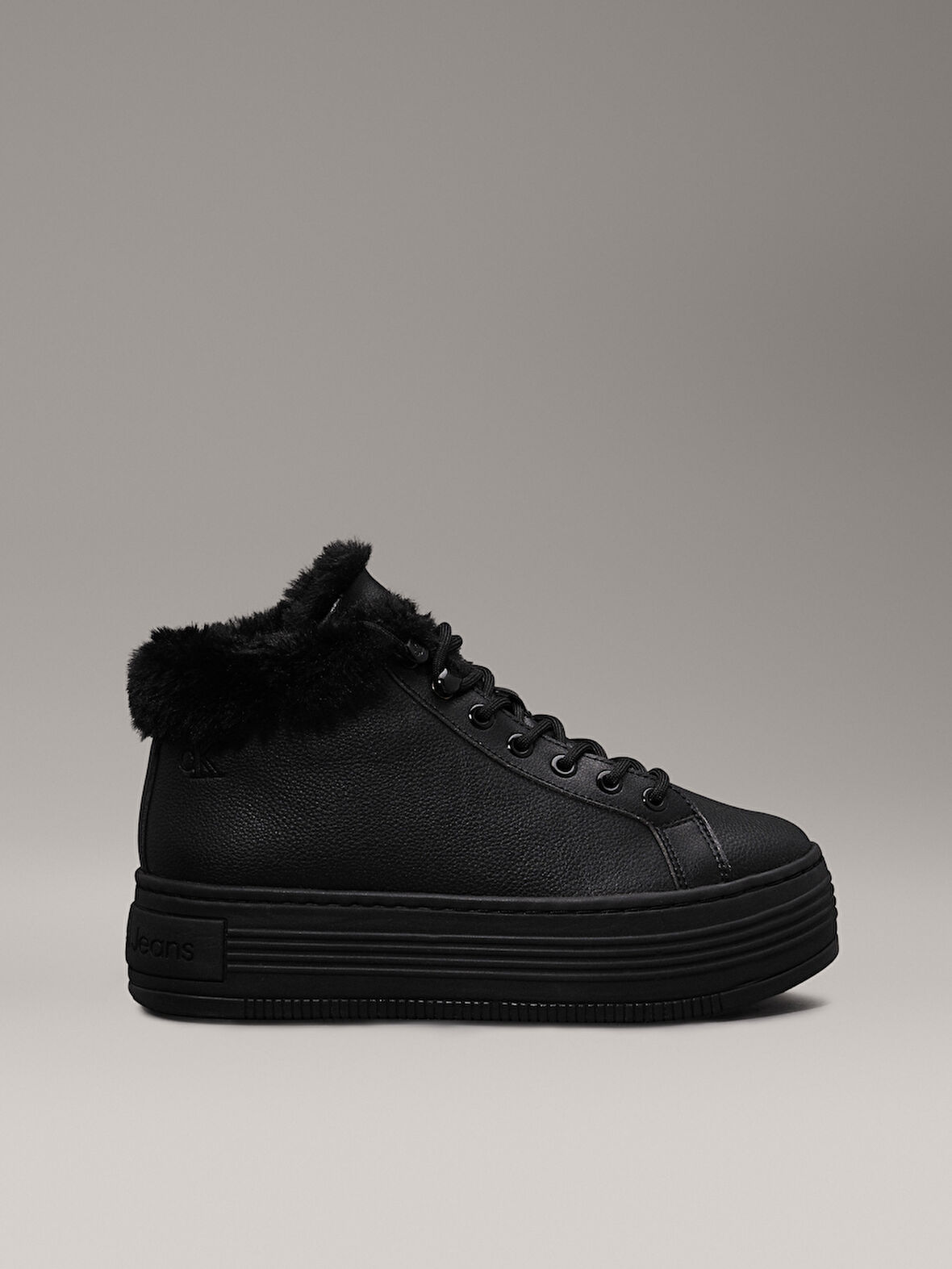 CALVIN KLEIN BOLD PLATF LOW LACEUP MG LTH Sneaker