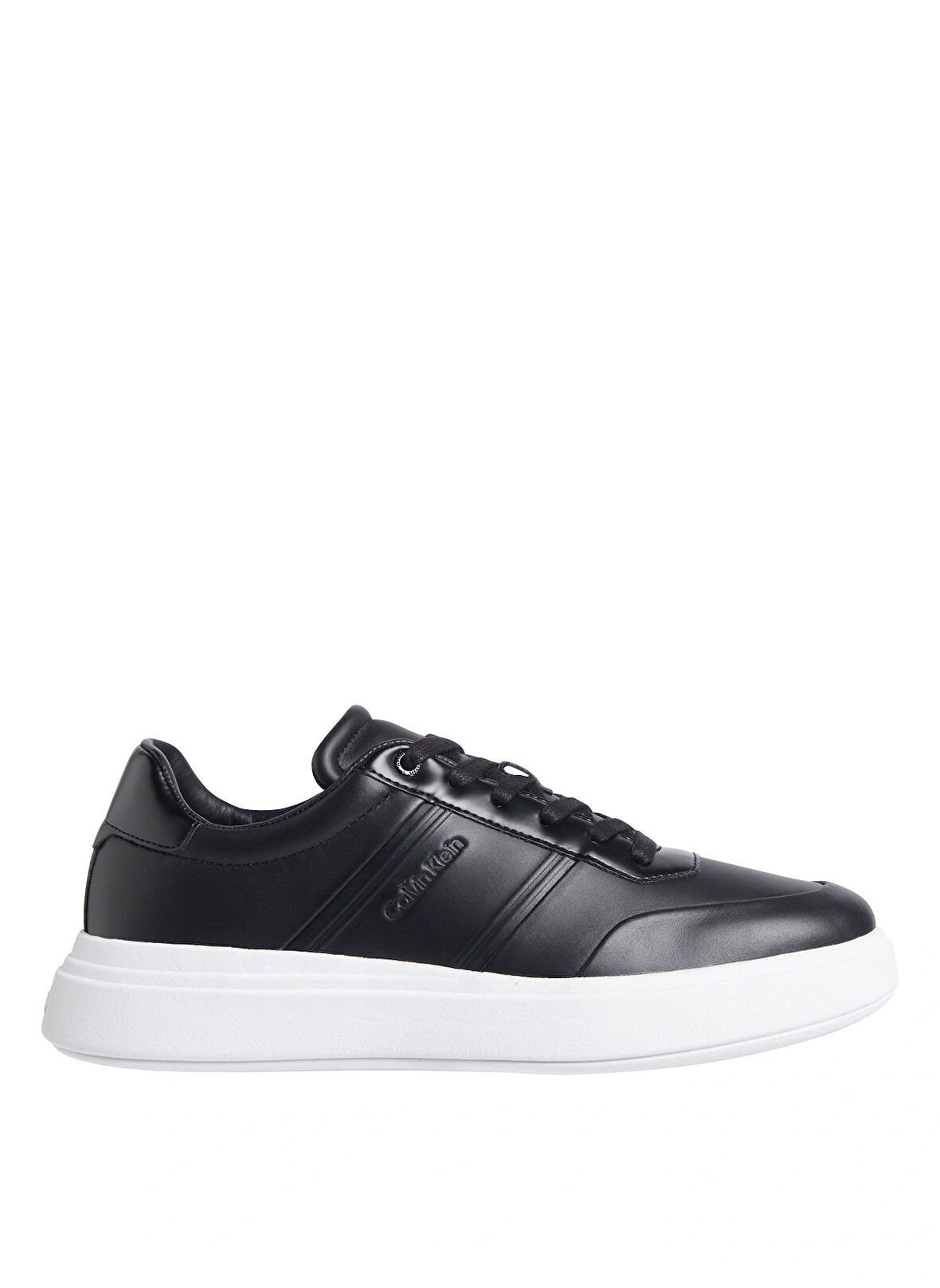 Calvin Klein Siyah Erkek Sneaker LOW TOP LACE UP HF