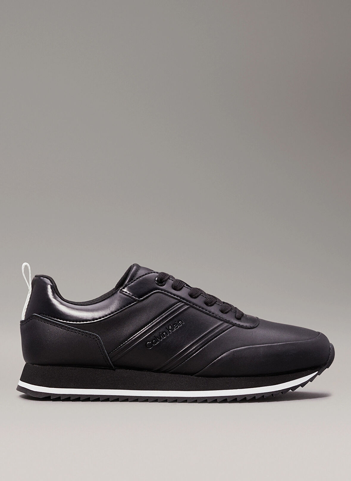 Calvin Klein Siyah Erkek Sneaker LOW TOP LACE UP LTH HF
