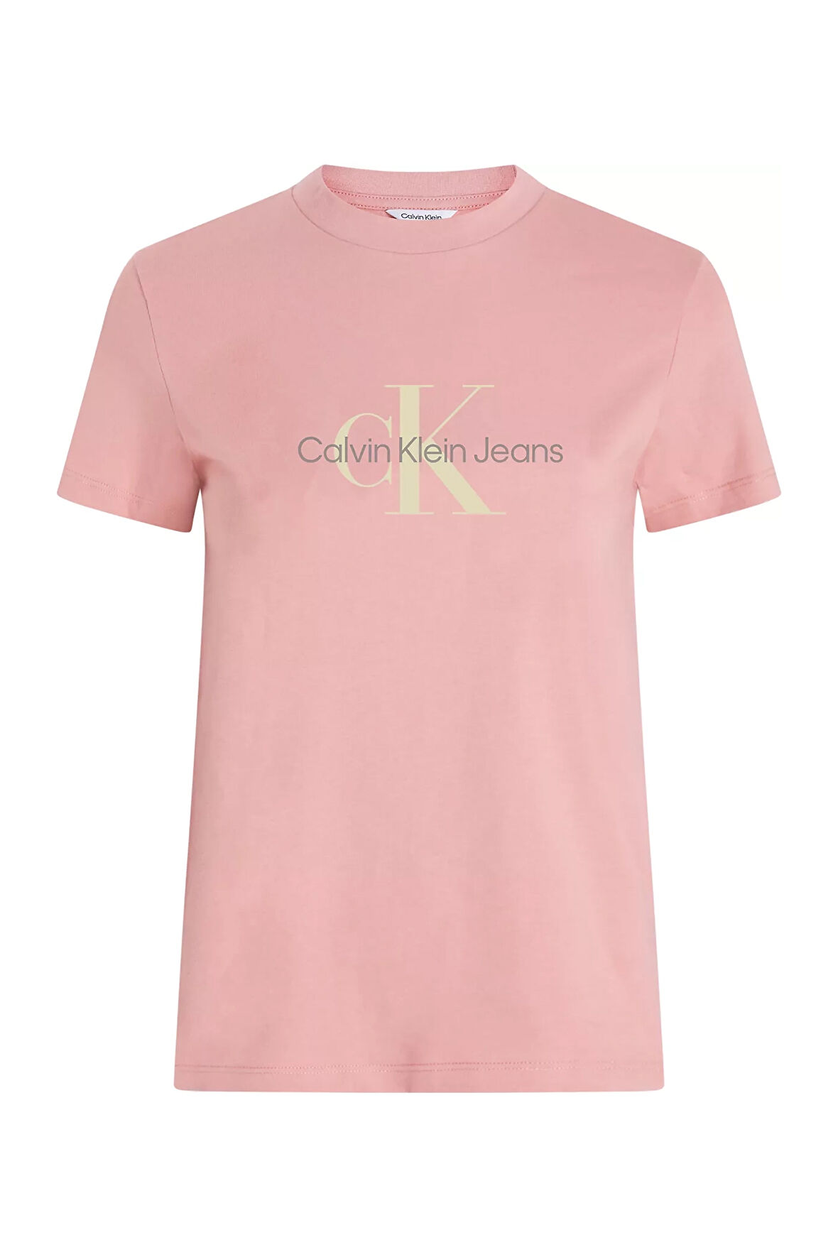 Kadın SS MONOLOGO CREWNECK T-Shirt - Pembe  | M