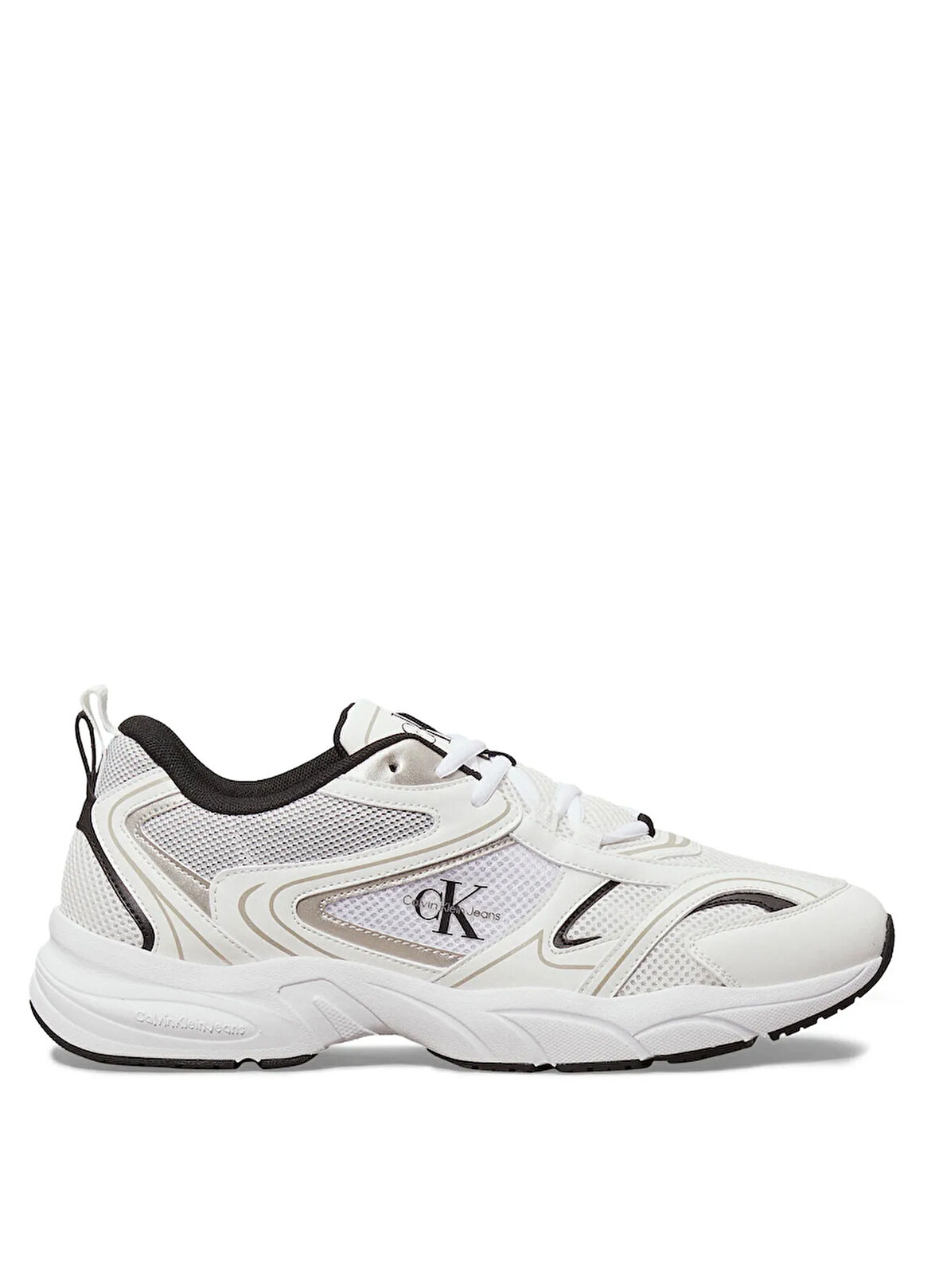 Calvin Klein Beyaz Erkek Sneaker RETRO TENNIS MESH ML