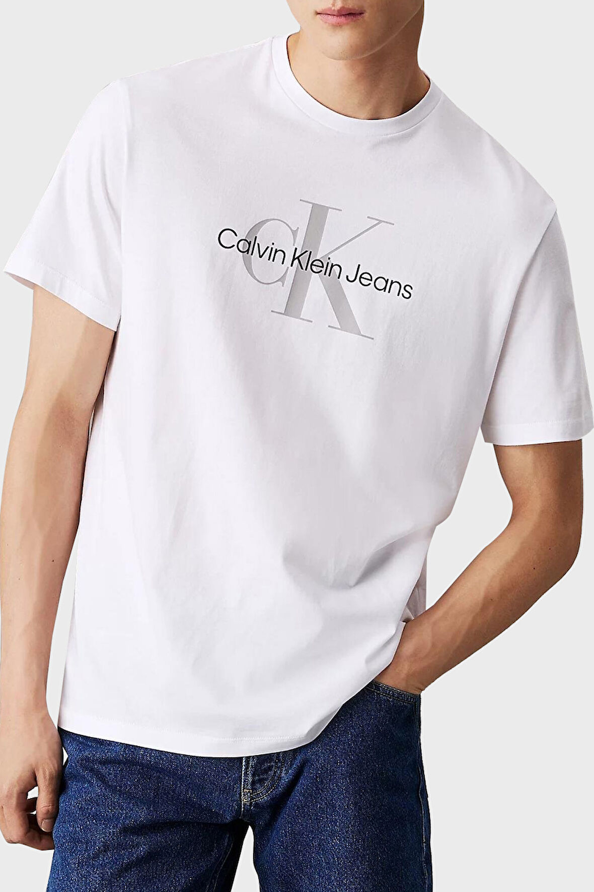 Calvin Klein Erkek T Shirt 00040EM286 YAA