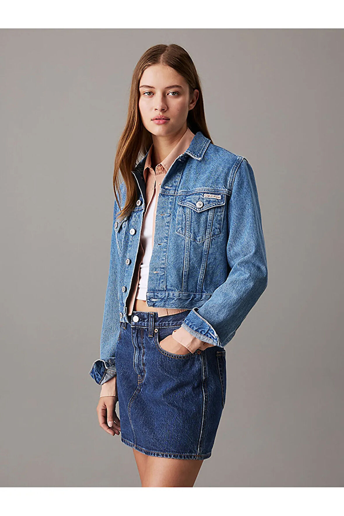 CROPPED 90'S DENIM JACKET