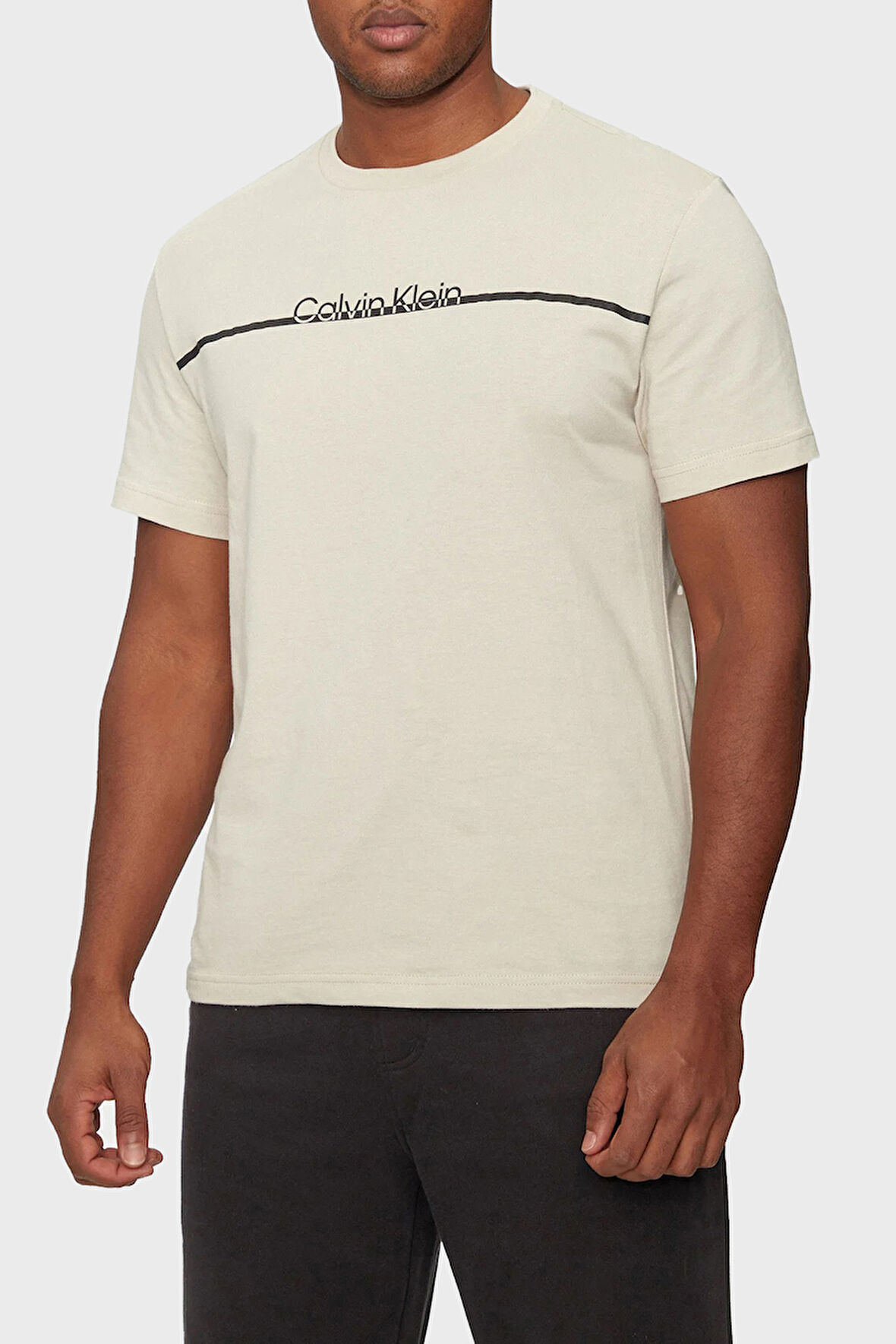 Calvin Klein Erkek T Shirt K10K113802 PEA