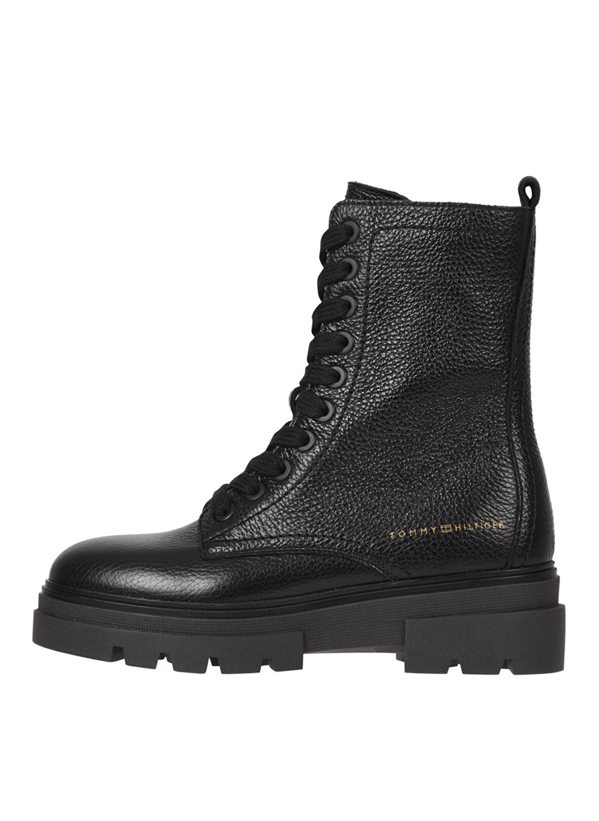 Tommy Hilfiger Deri Siyah Kadın Bot FW0FW06732BDS