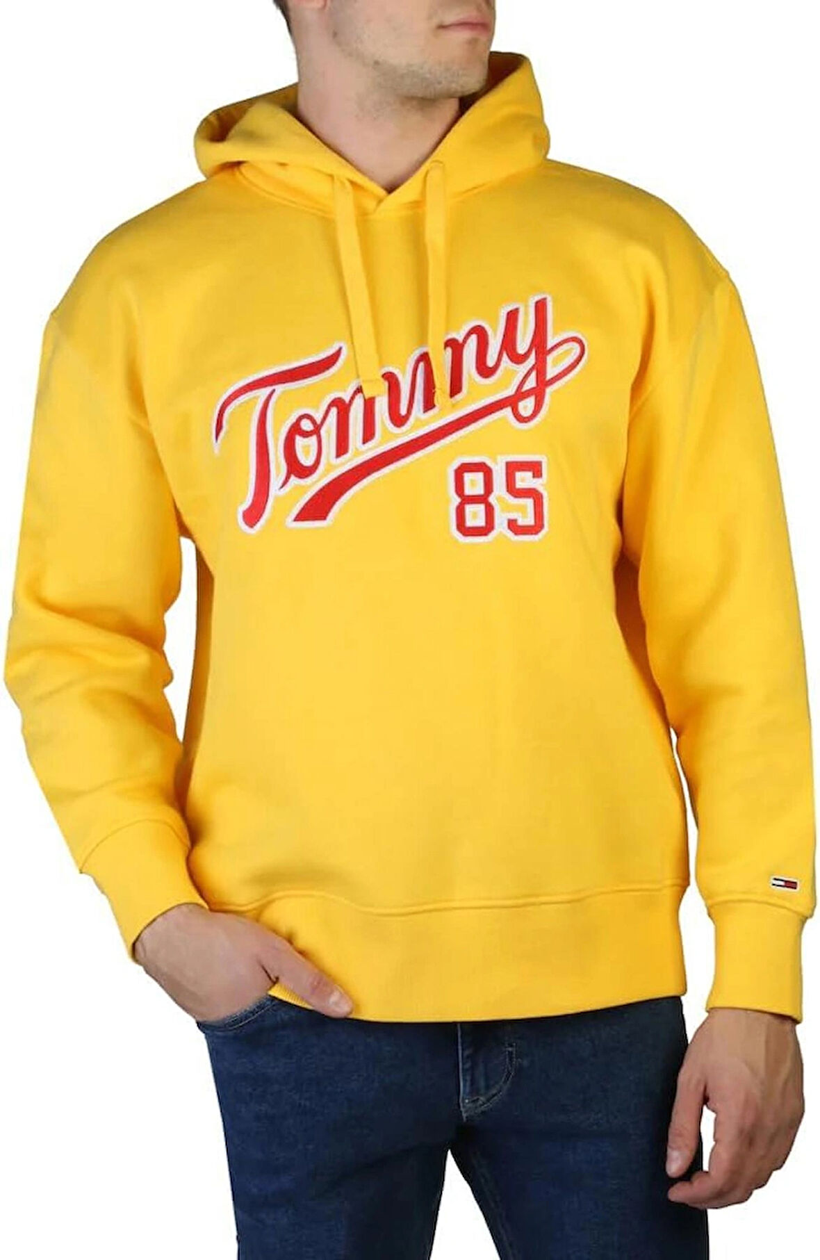 Tommy Hilfiger DM0DM15711 sarı Sweatshirt