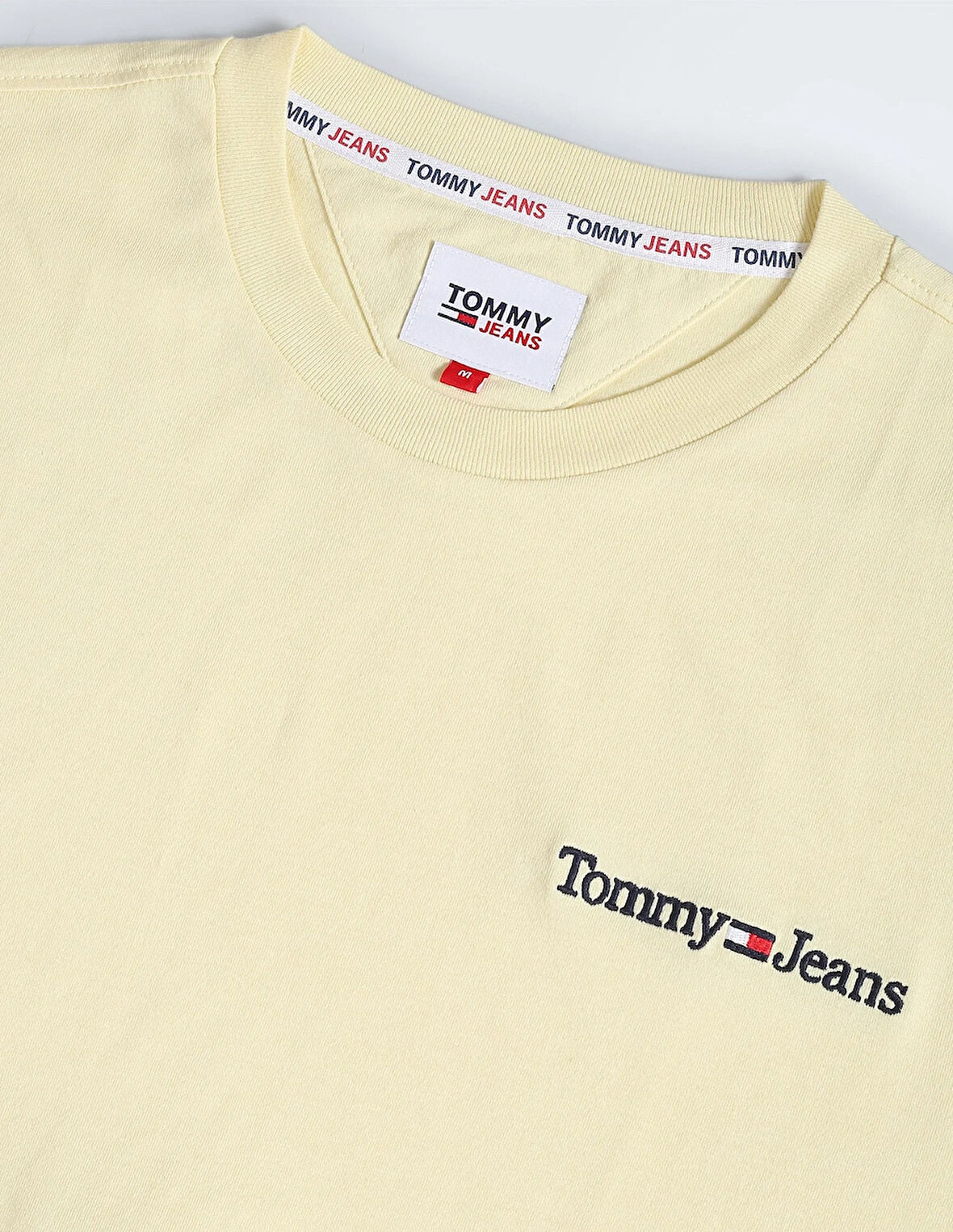 Tommy Hilfiger Classic Linear Logo Ribbed Neck T-Shirt