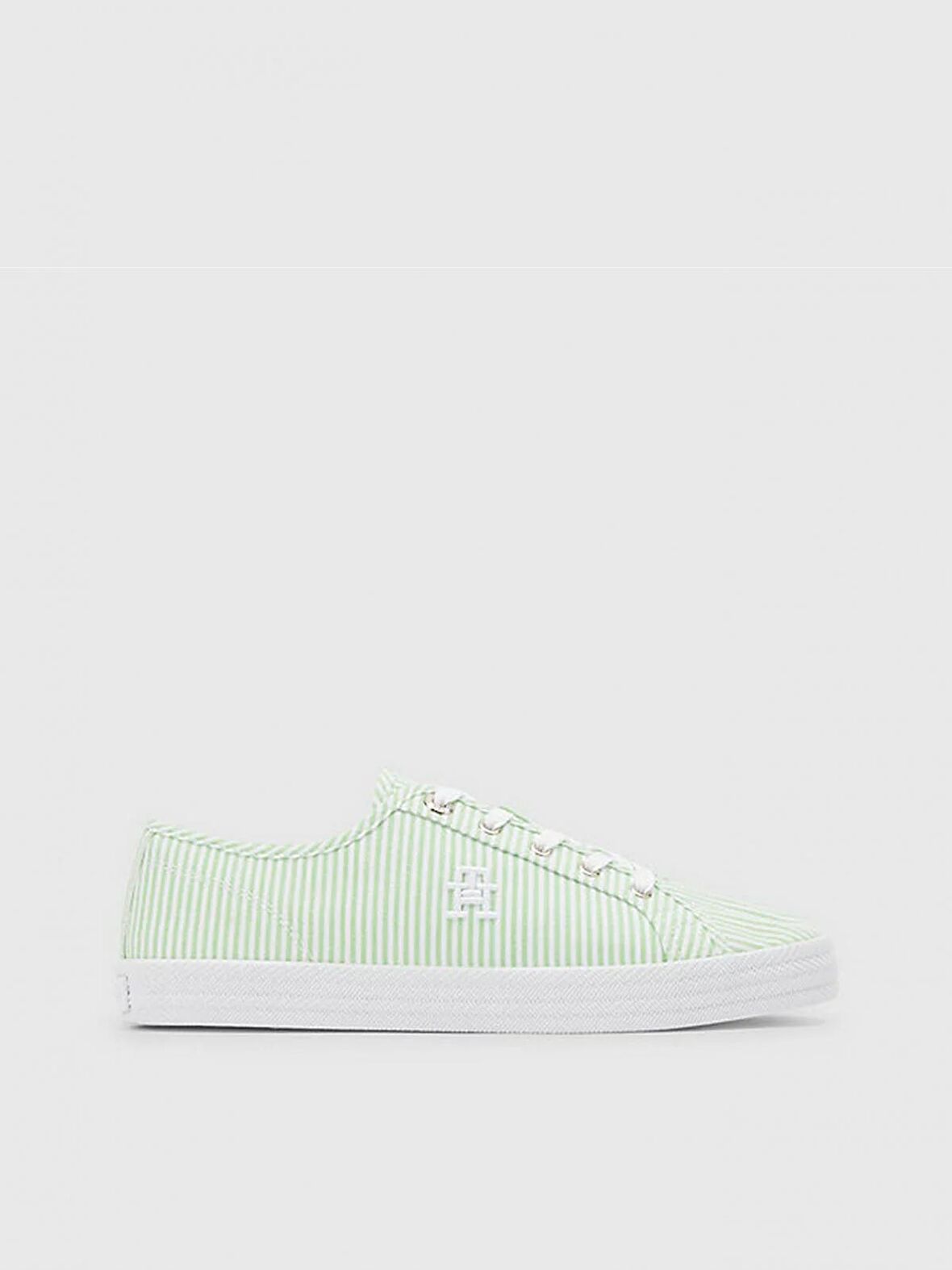 Essential Sneaker in Seersucker