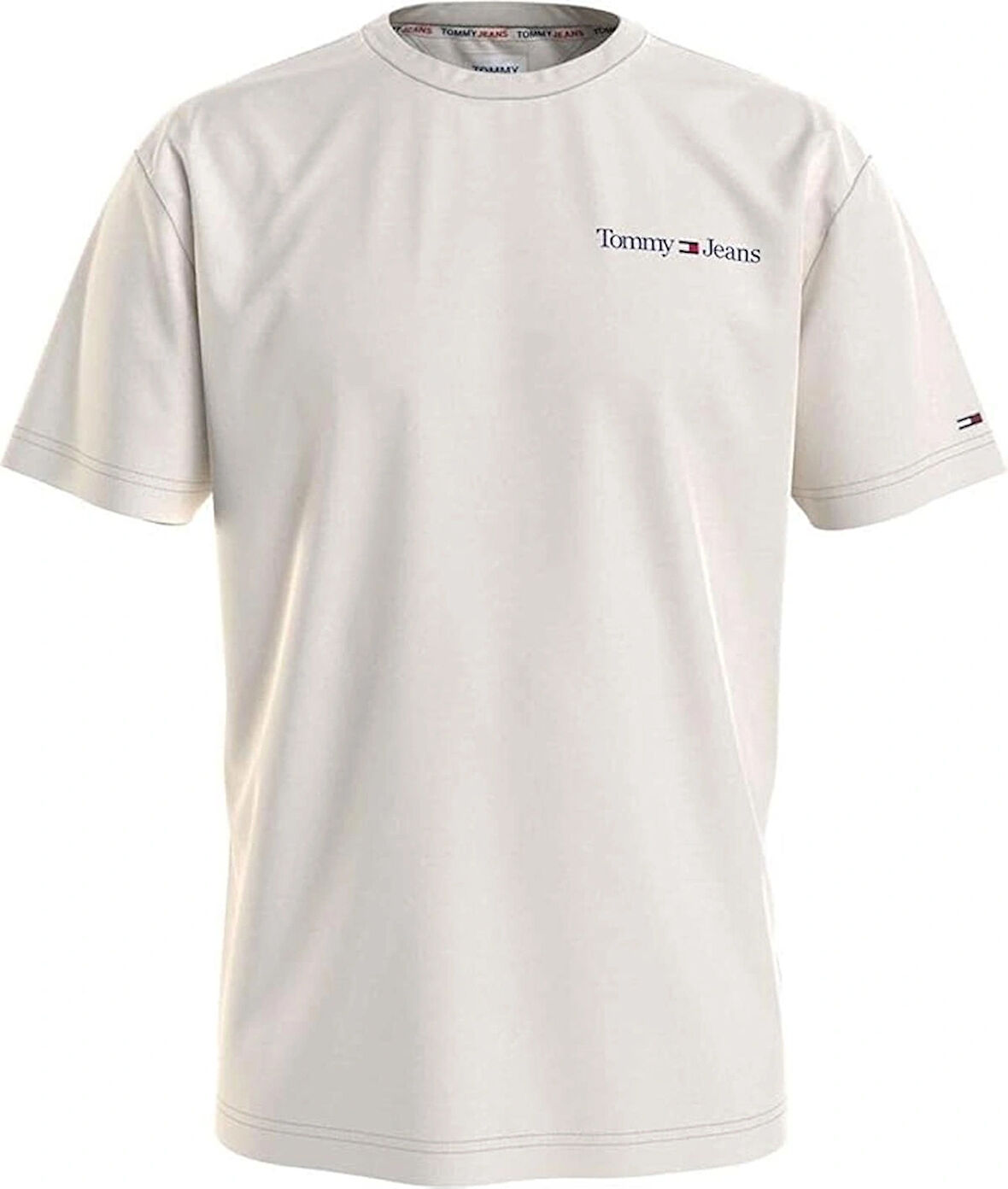 Tommy Hilfiger DM0DM15790 Erkek Kısa Kollu tişört , Ybh Cruda