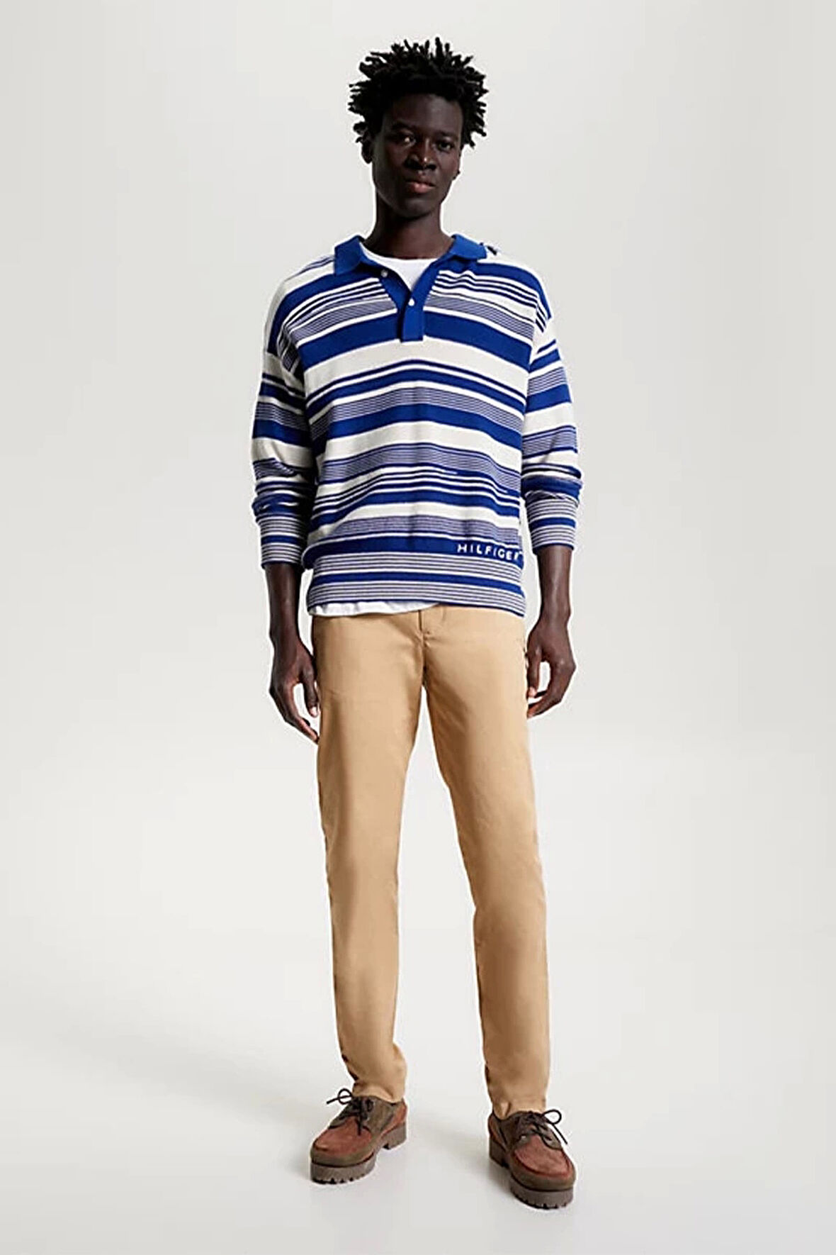 Tommy Hilfiger CHINO BLEECKER 1985 PIMA COTTON Erkek Bej Pantolon MW0MW26619RBL